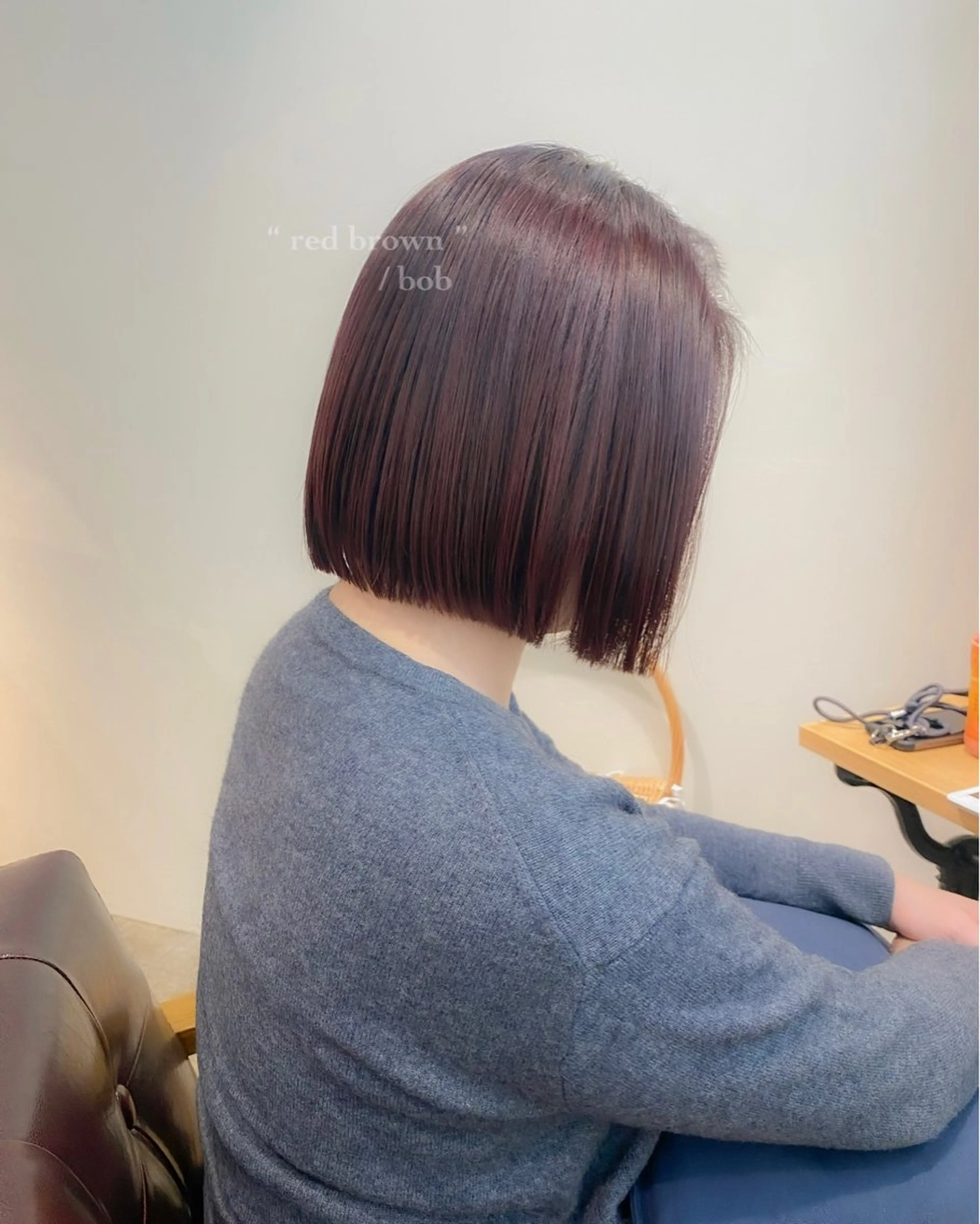 ショート カラー 板谷みさき /艶ボブ/藤沢美容室のヘアスタイル