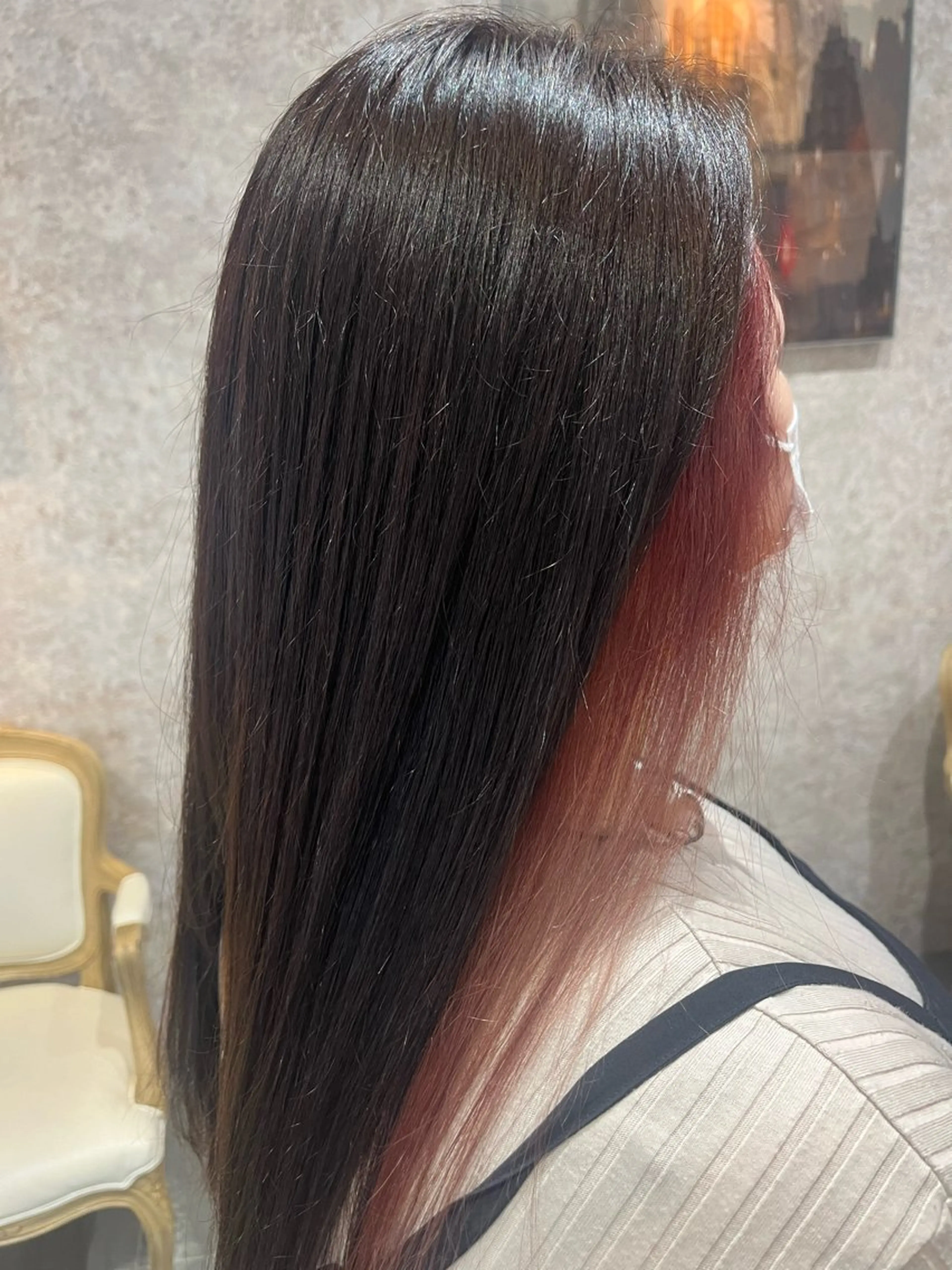 インナーカラー(ケアブリーチ）💓の写真