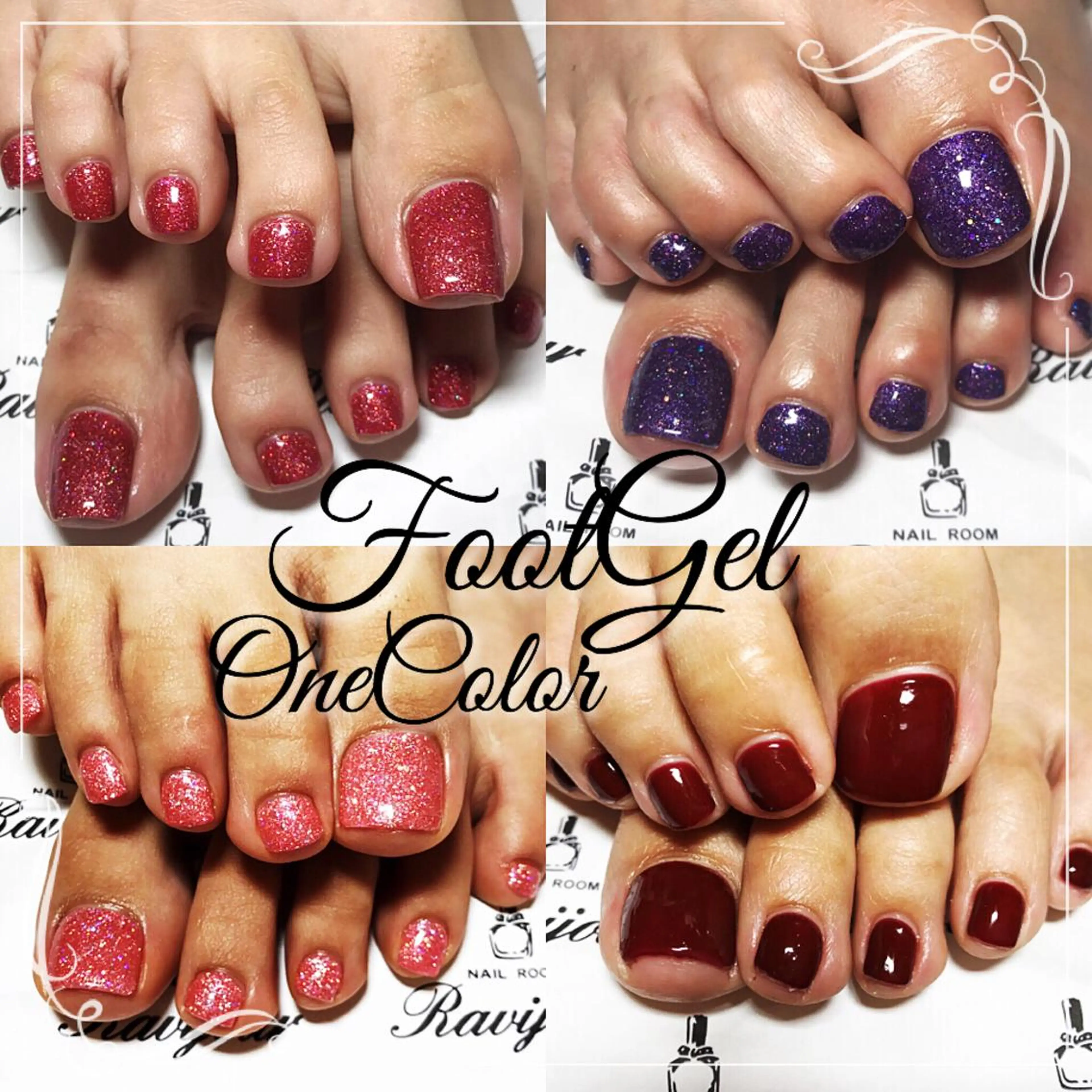 ネイル フットネイル NailRoom Ravijourのネイルデザイン