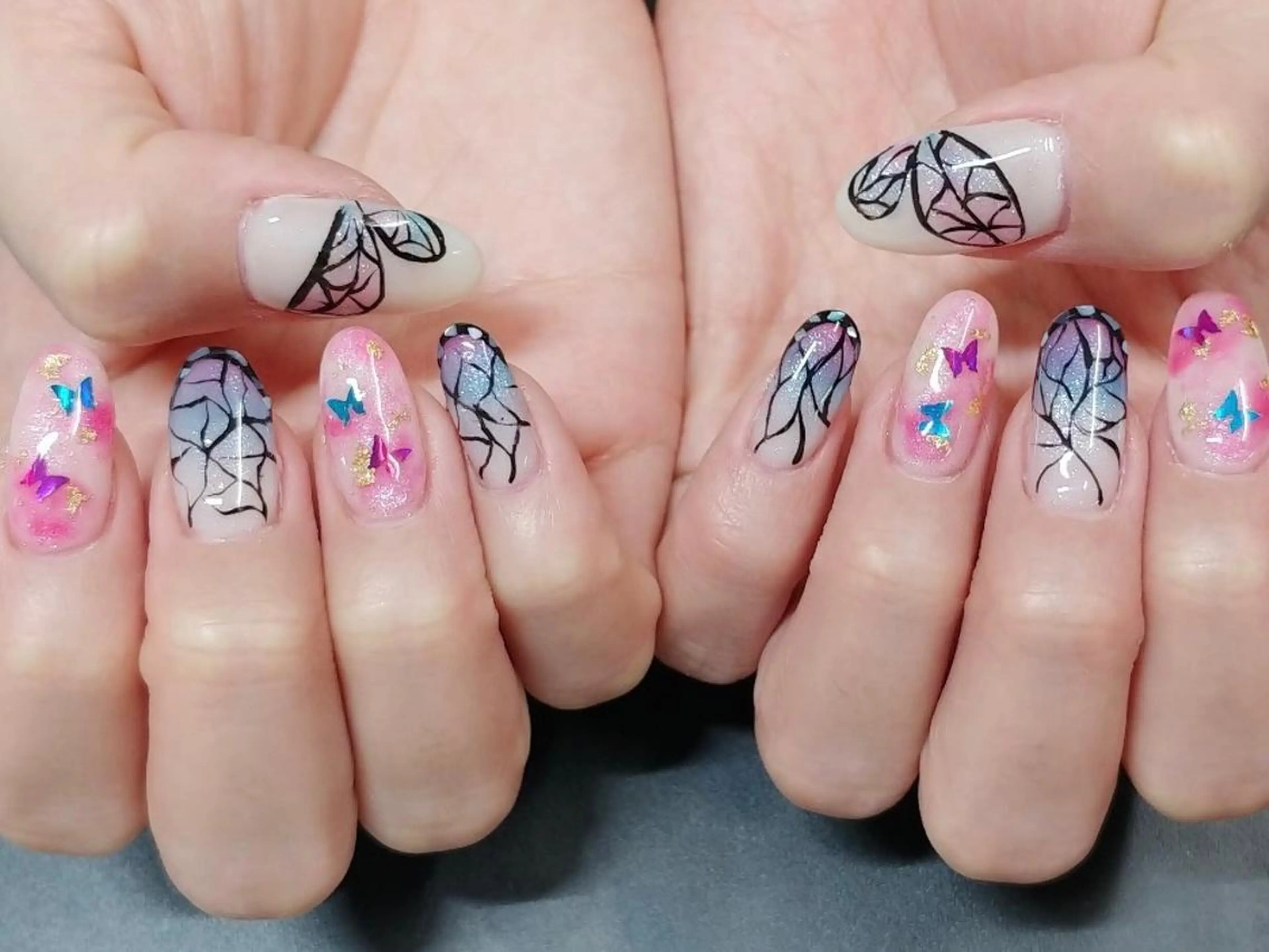 ネイル グラデーション 持ち込み Nail lieNのネイルデザイン