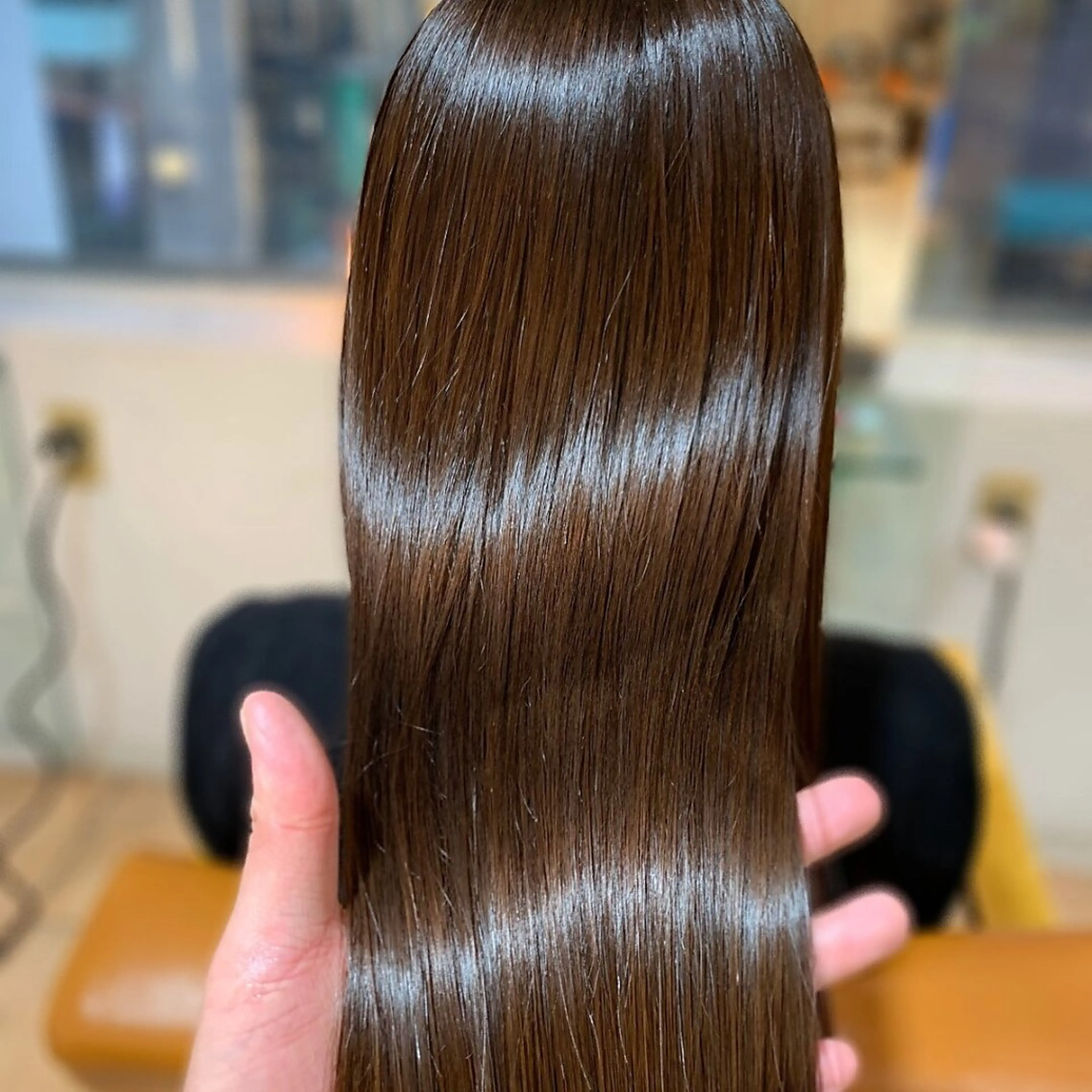 ロング パーマ 縮毛矯正 ストレートパーマ カット 縮毛矯正 トリートメント MIG×LIG  ミグバイリグ所属・✨縮毛矯正✨ 知念あたるのヘアスタイル