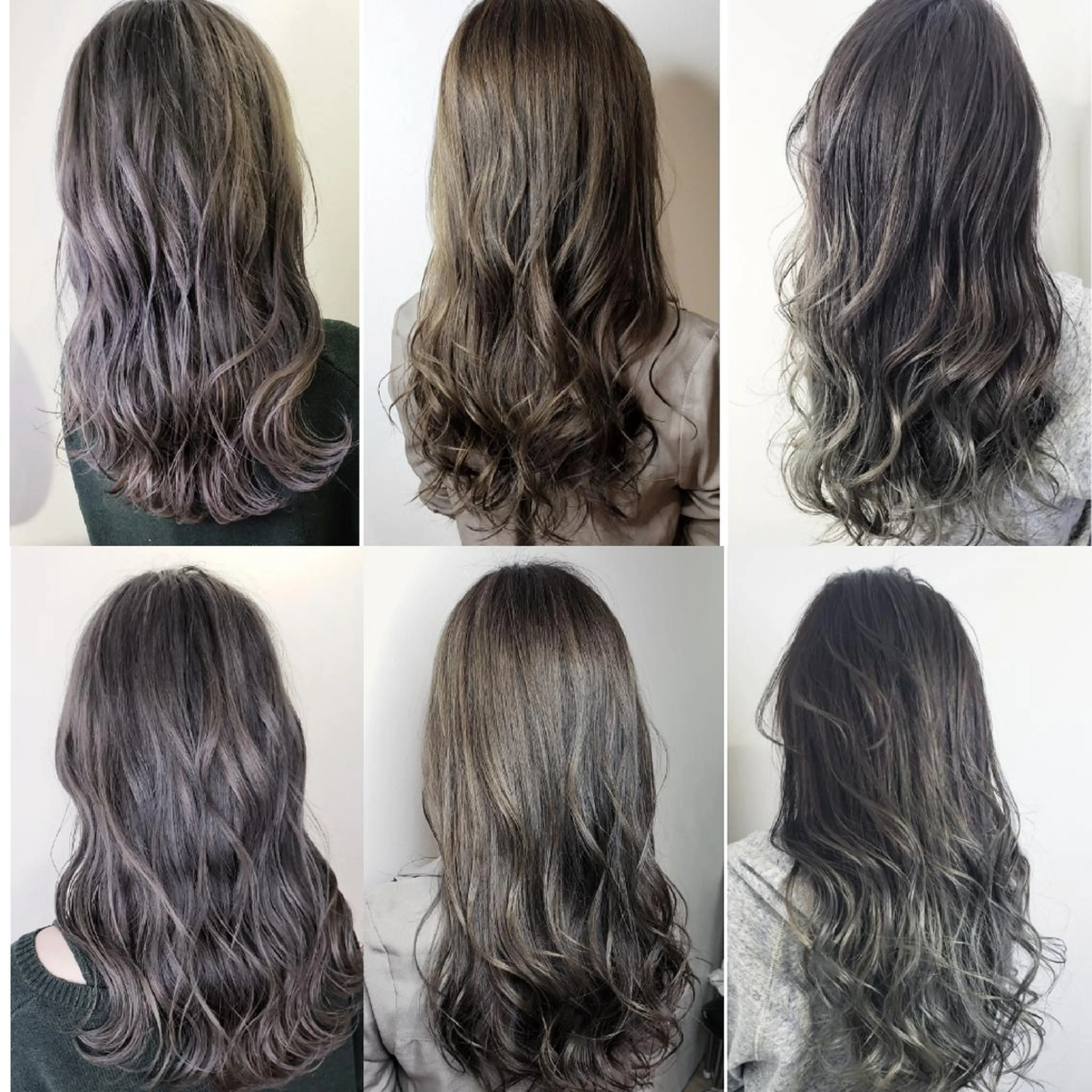 セミロング カラー ヘアアレンジ アッシュ ヘアカラー トリートメント 【髪質改善美容師】t occa茨木篠原健太のヘアスタイル