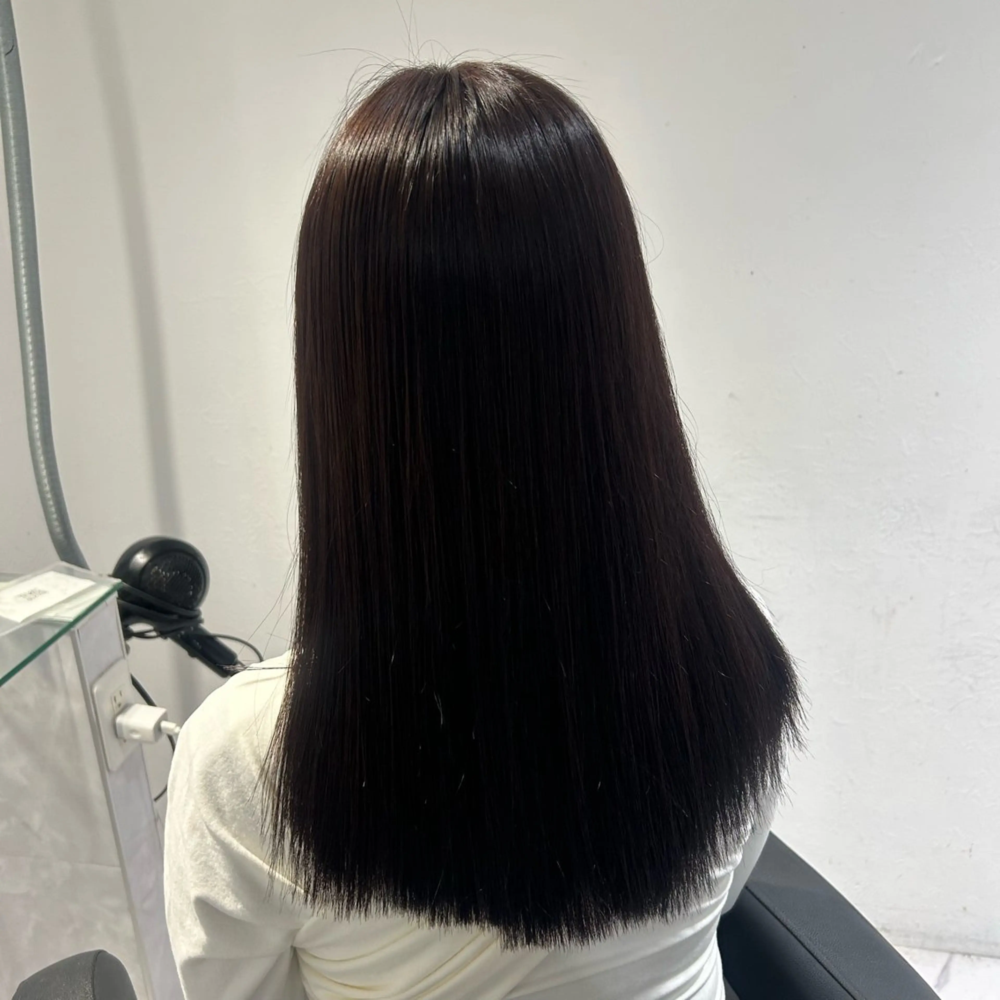 ロング カラー カット 縮毛矯正 トリートメント 表参道/透明感カラー /暗髪/ジュキヤのヘアスタイル