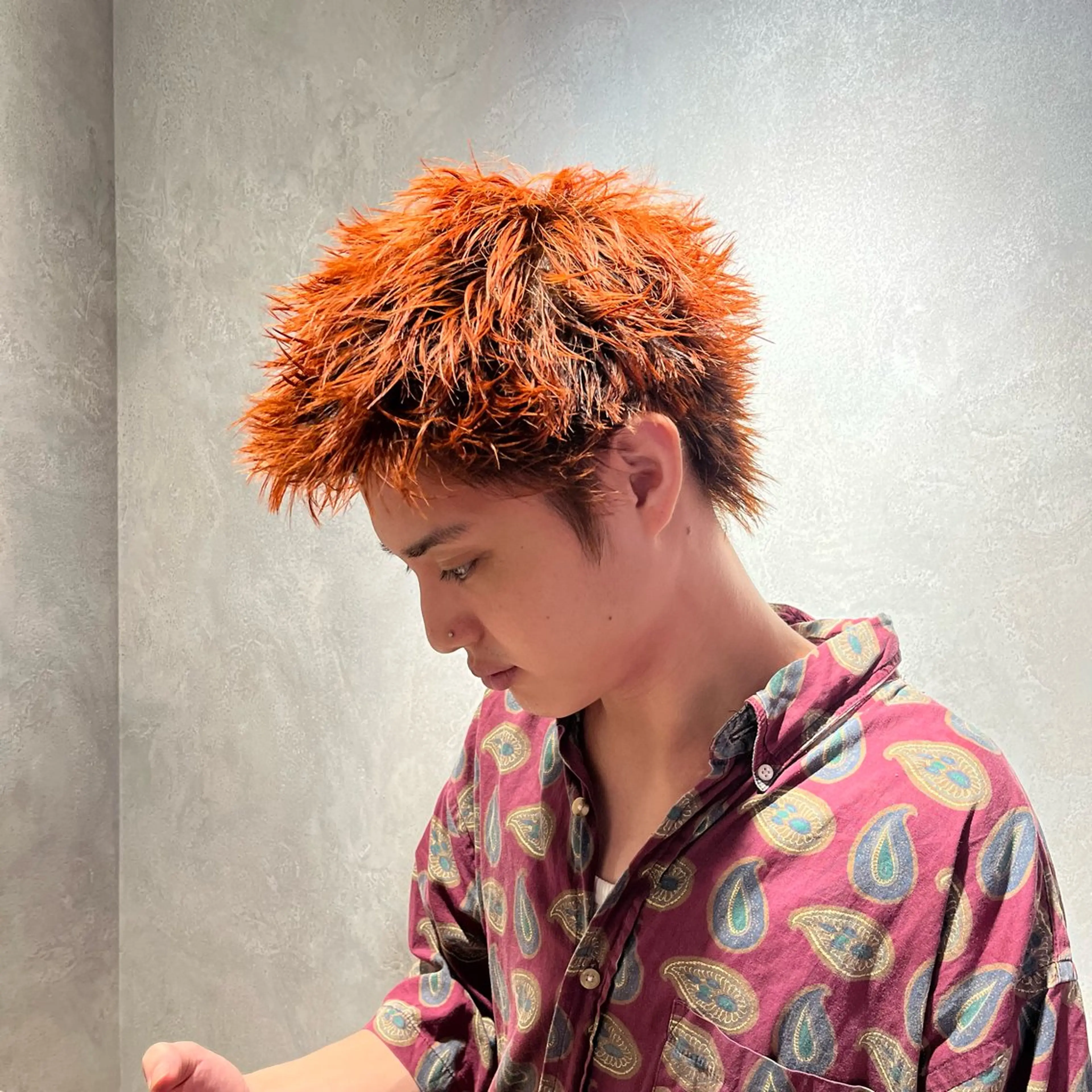 ショート カット ヘアカラー だいじゅ/パーマ/ メンズカット/カラーのヘアスタイル