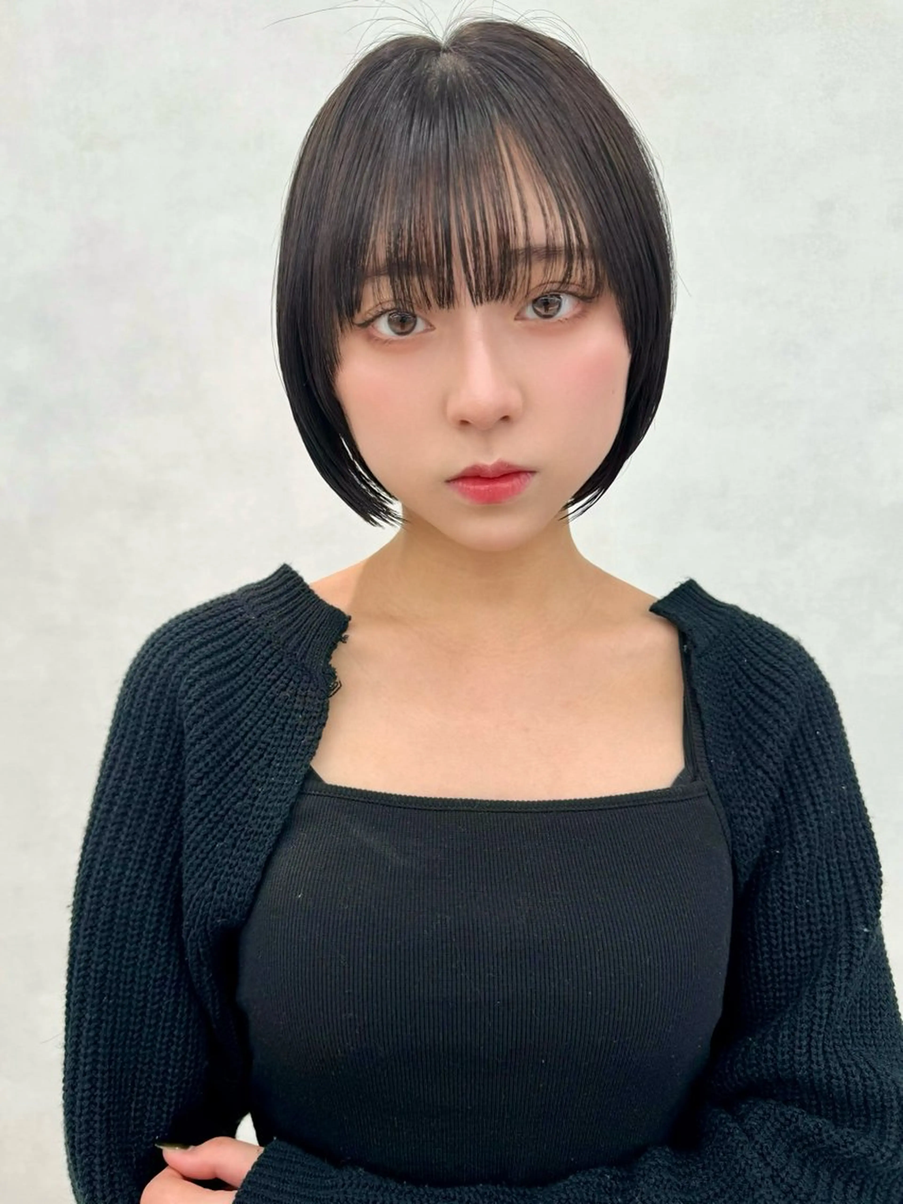 ショート レイヤー/韓国/ 顔周り/しんやのヘアスタイル