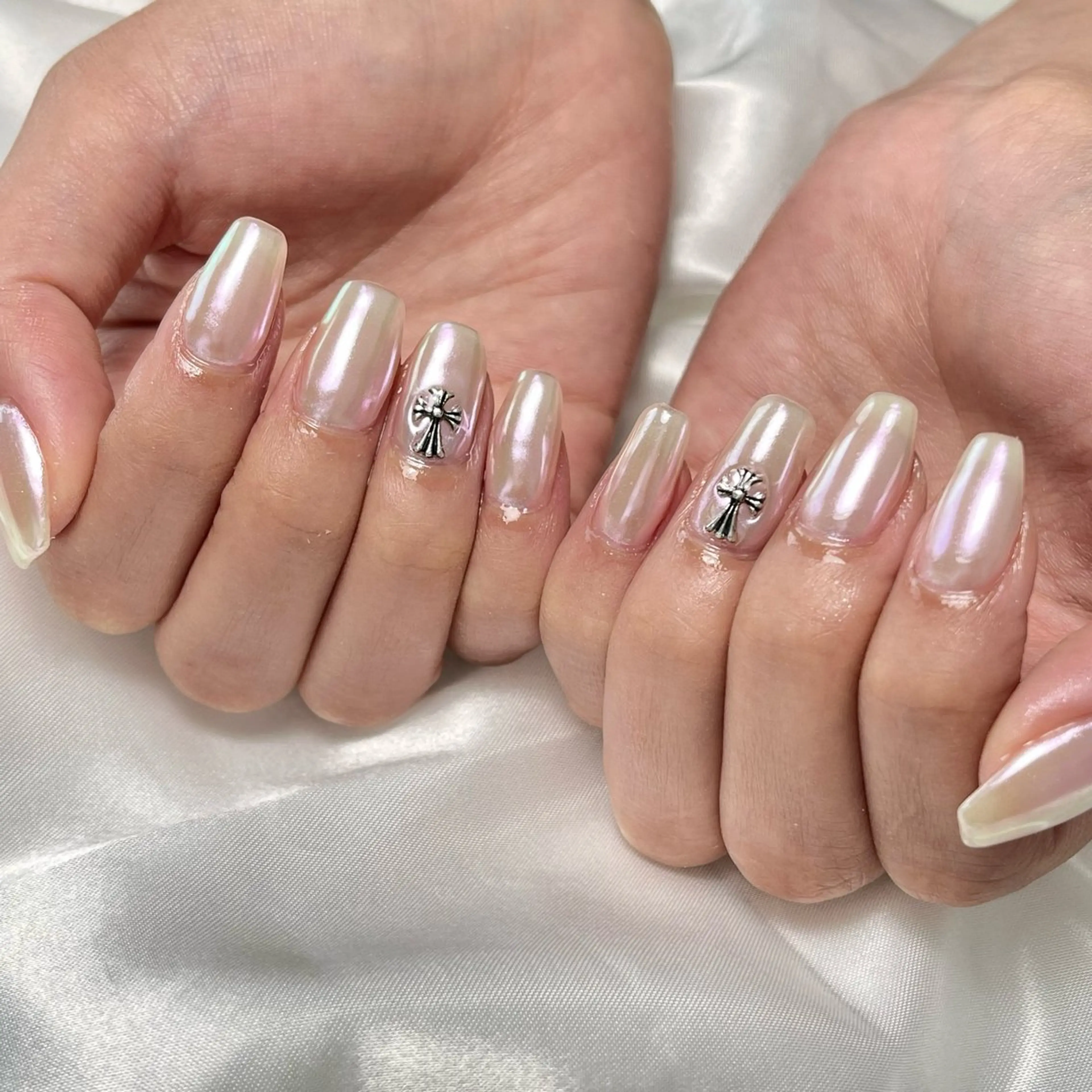 ネイル アートネイル 長さ出し 持ち込み ハンドネイル RE SALONのネイルデザイン