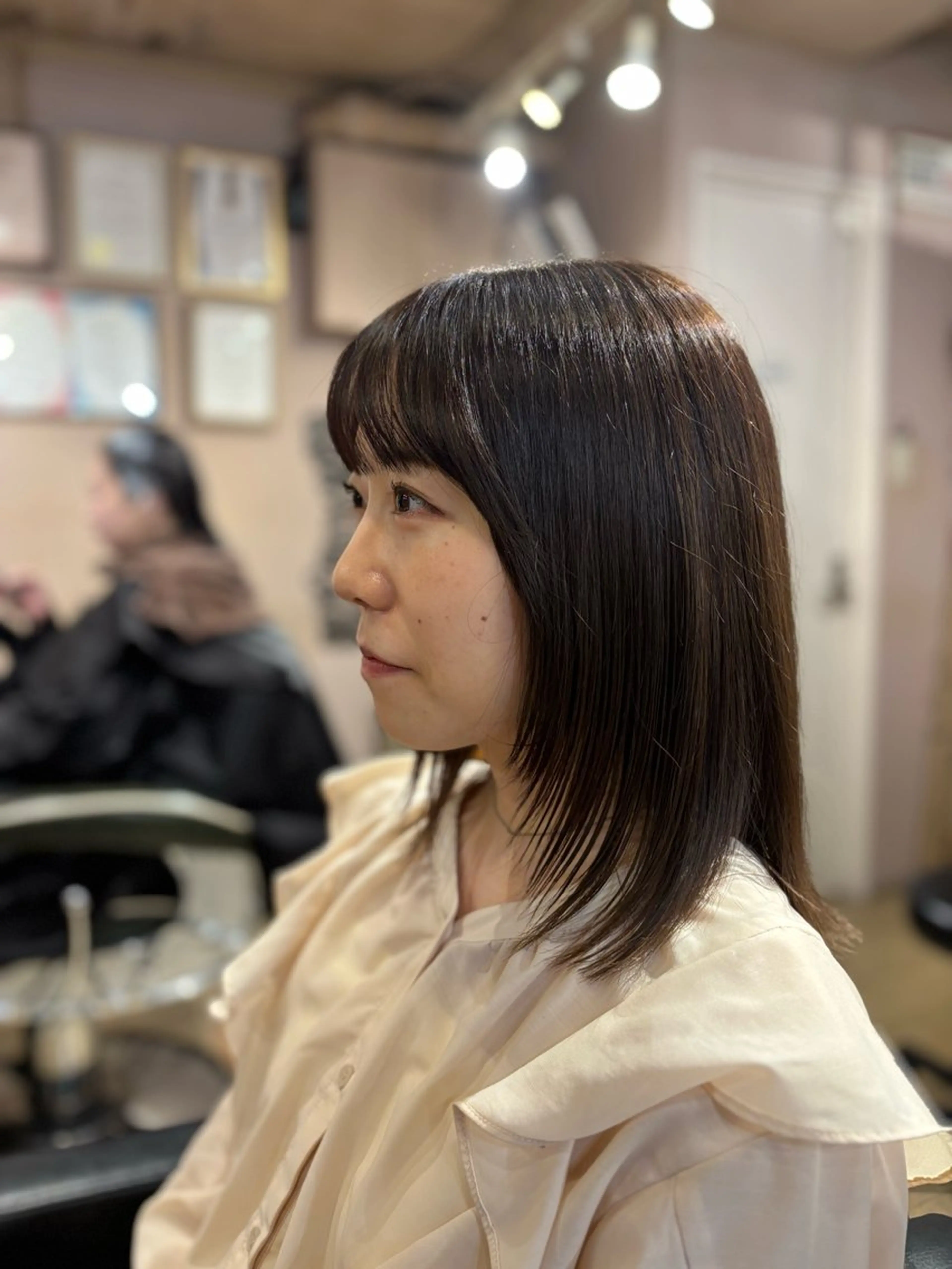 ミディアム 角田リサ /代々木上原のヘアスタイル