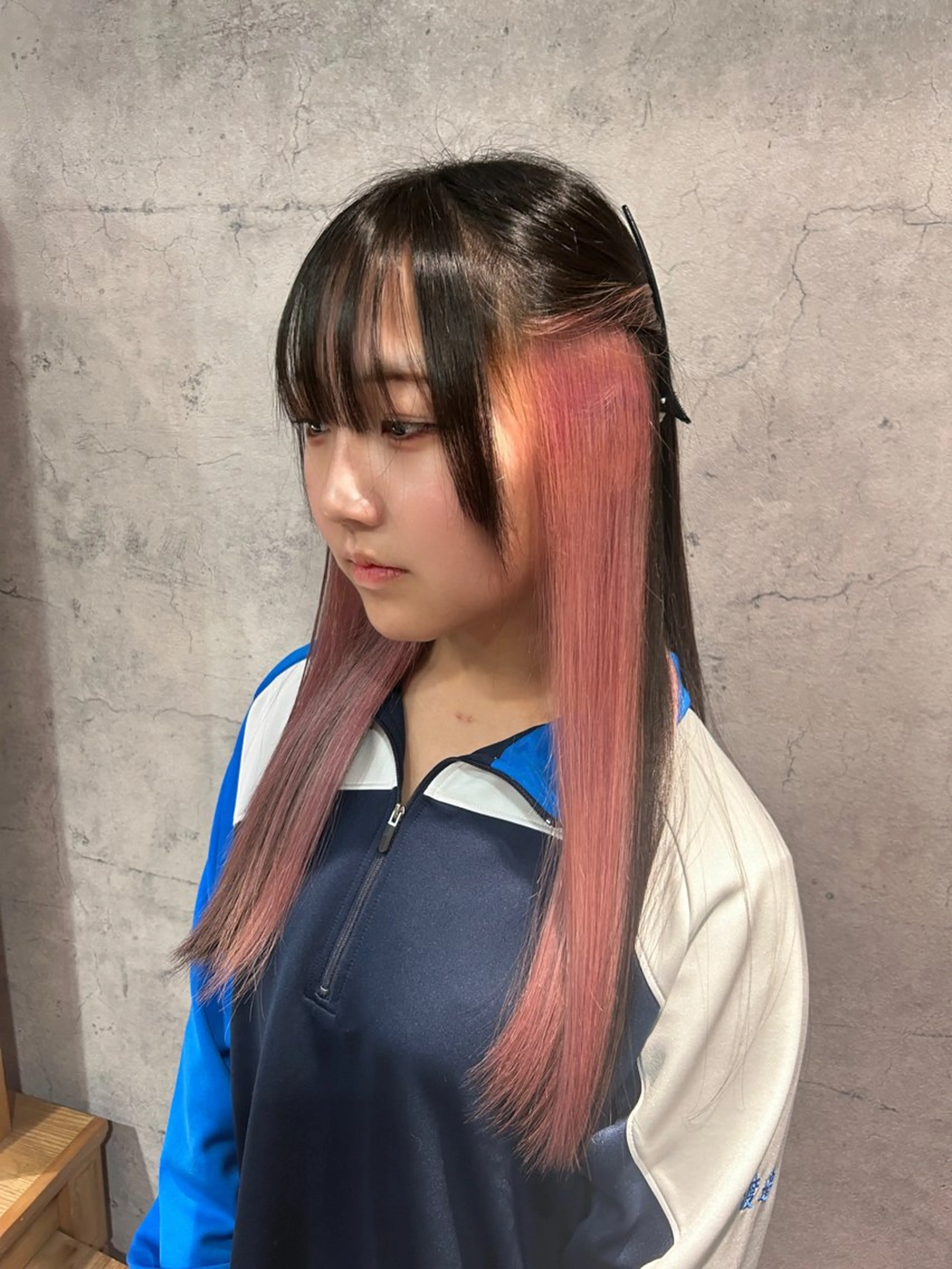 ロング カラー ヘアカラー ブリーチ/アレンジ/ 19歳/新宿/アリルのヘアスタイル