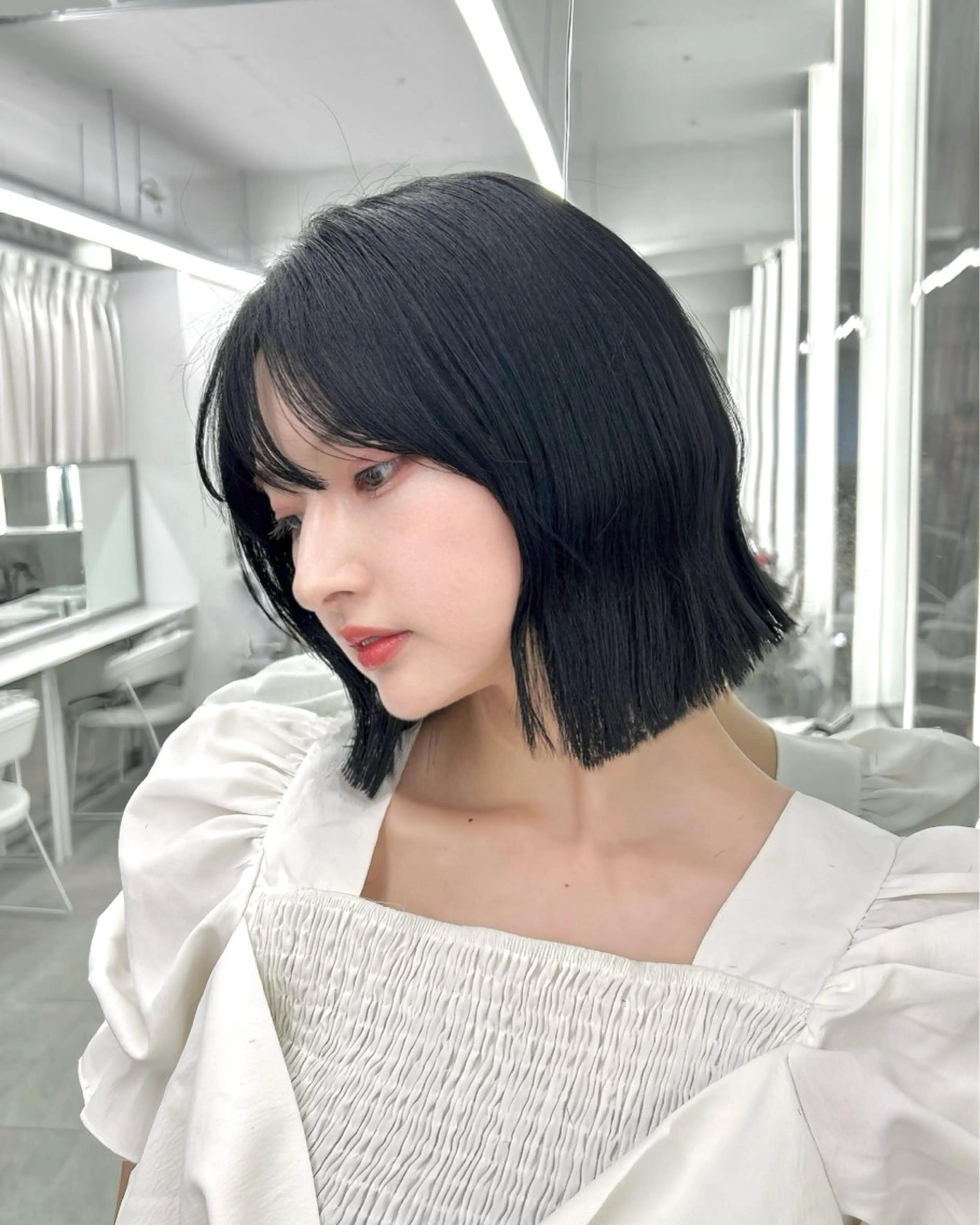 ショート 韓国顔まわり/前髪 /レイヤー/いつきのヘアスタイル