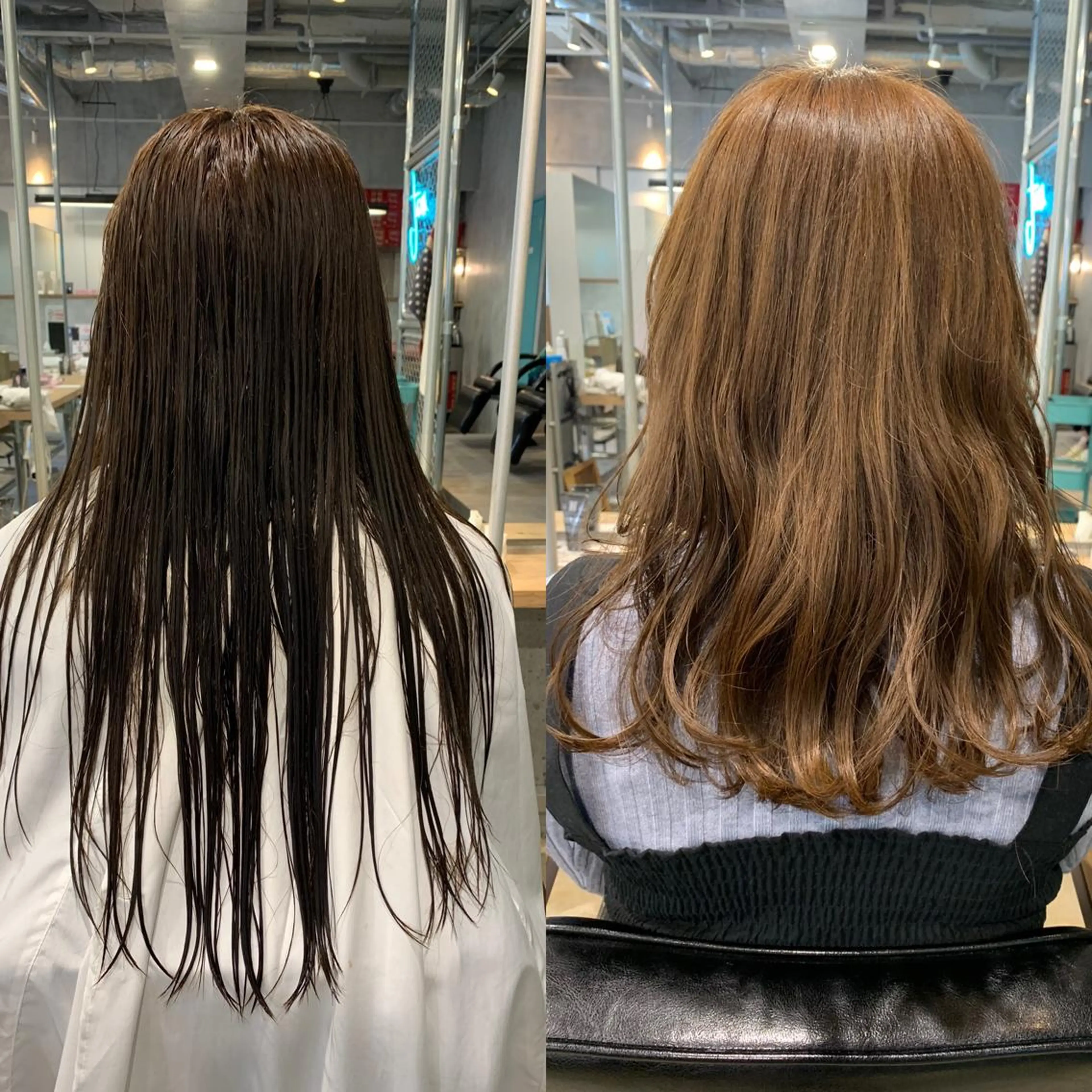 ロング ショート🌼パーマ 本間正子のヘアスタイル