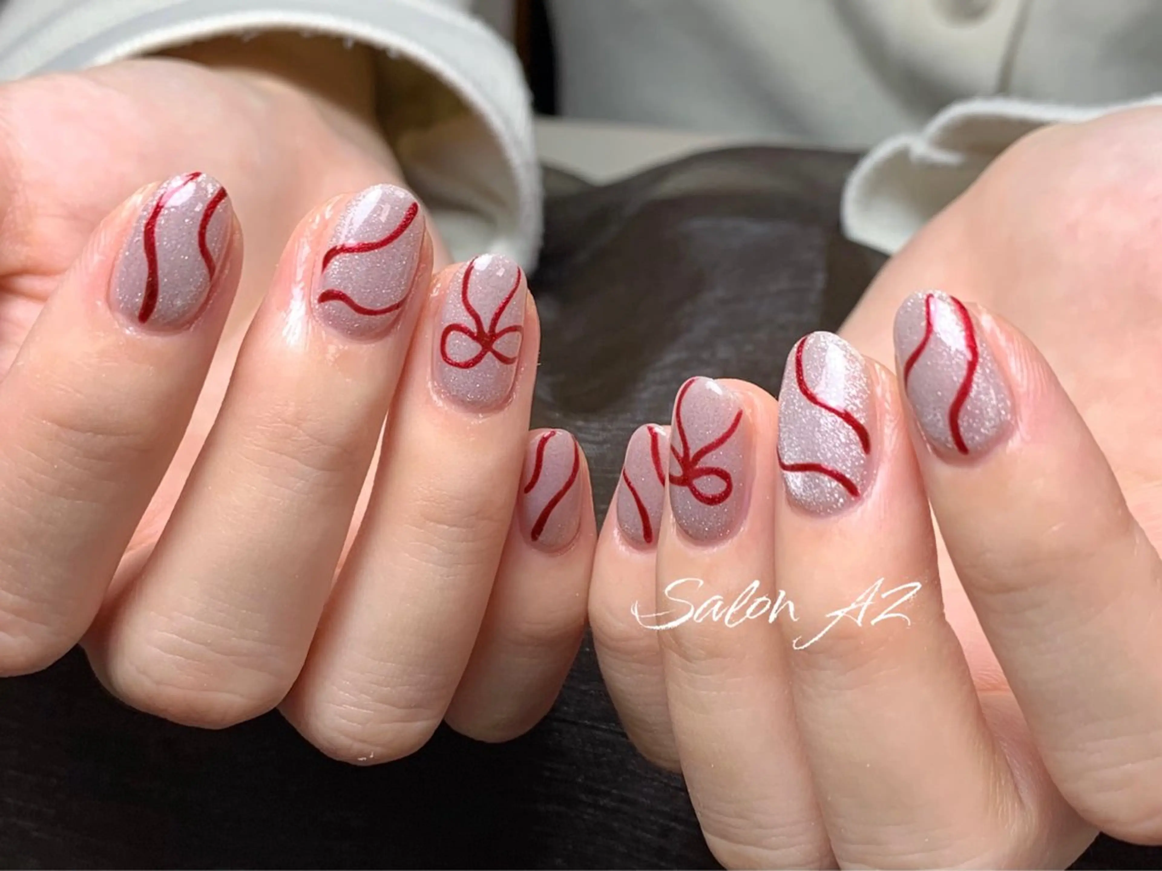 ネイル アートネイル フットネイル フレンチネイル マグネットネイル 持ち込み ハンドネイル salon AZのネイルデザイン