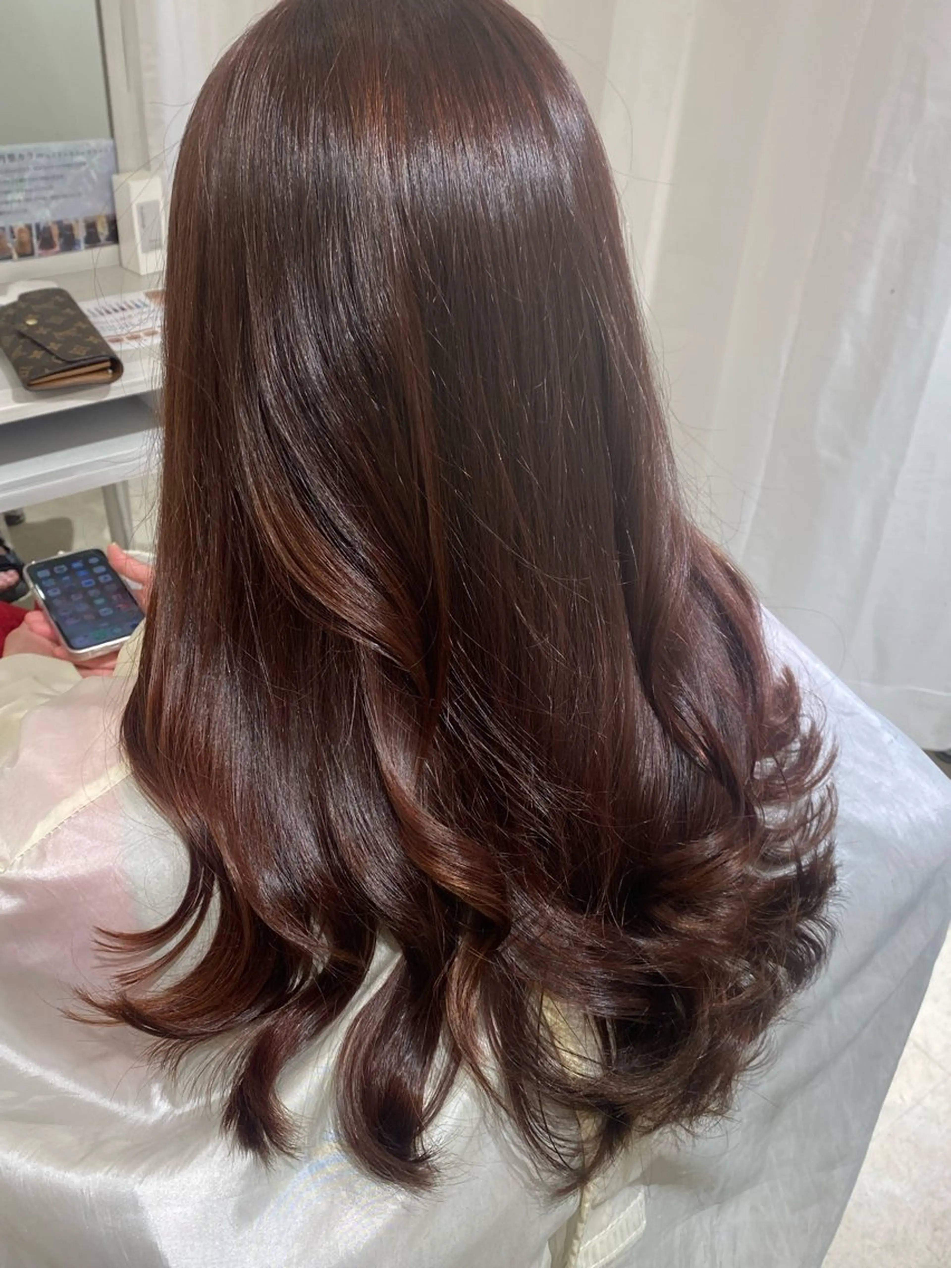 【1月限定価格🍒】オーガニックカラー➕Aujua 4stepトリートメント💞の写真