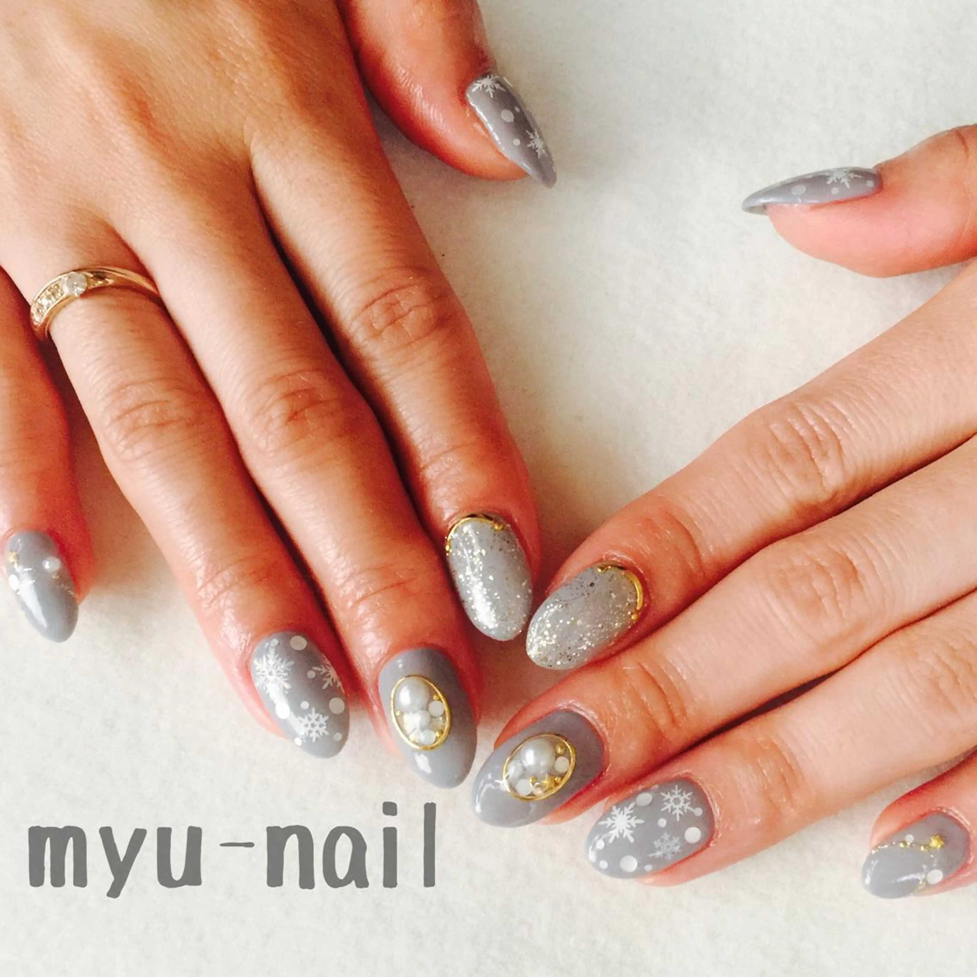 ネイル ハンドネイル ホームサロン myu-nailのネイルデザイン
