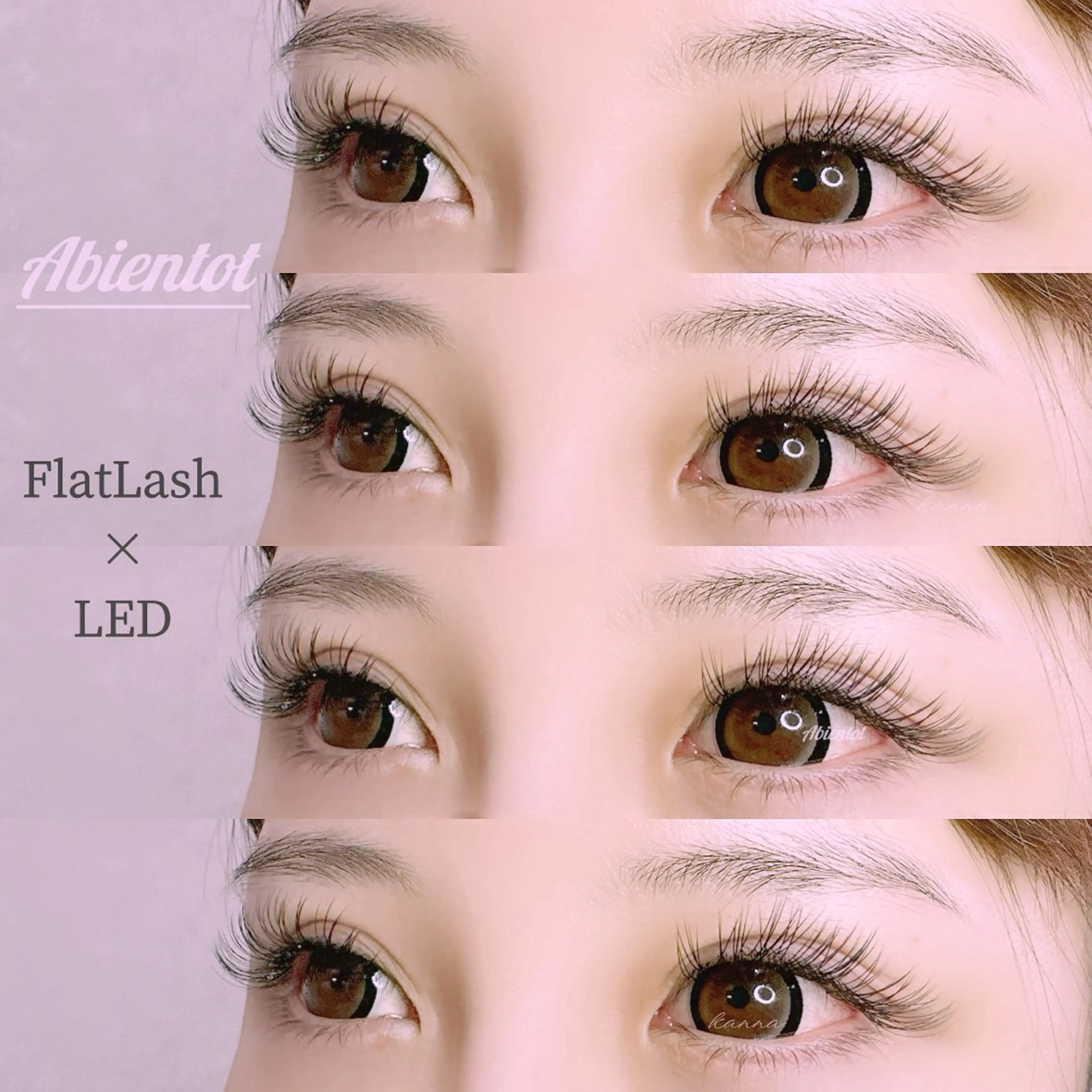 マツエク・マツパ Abientot Kannaのマツエク・マツパデザイン