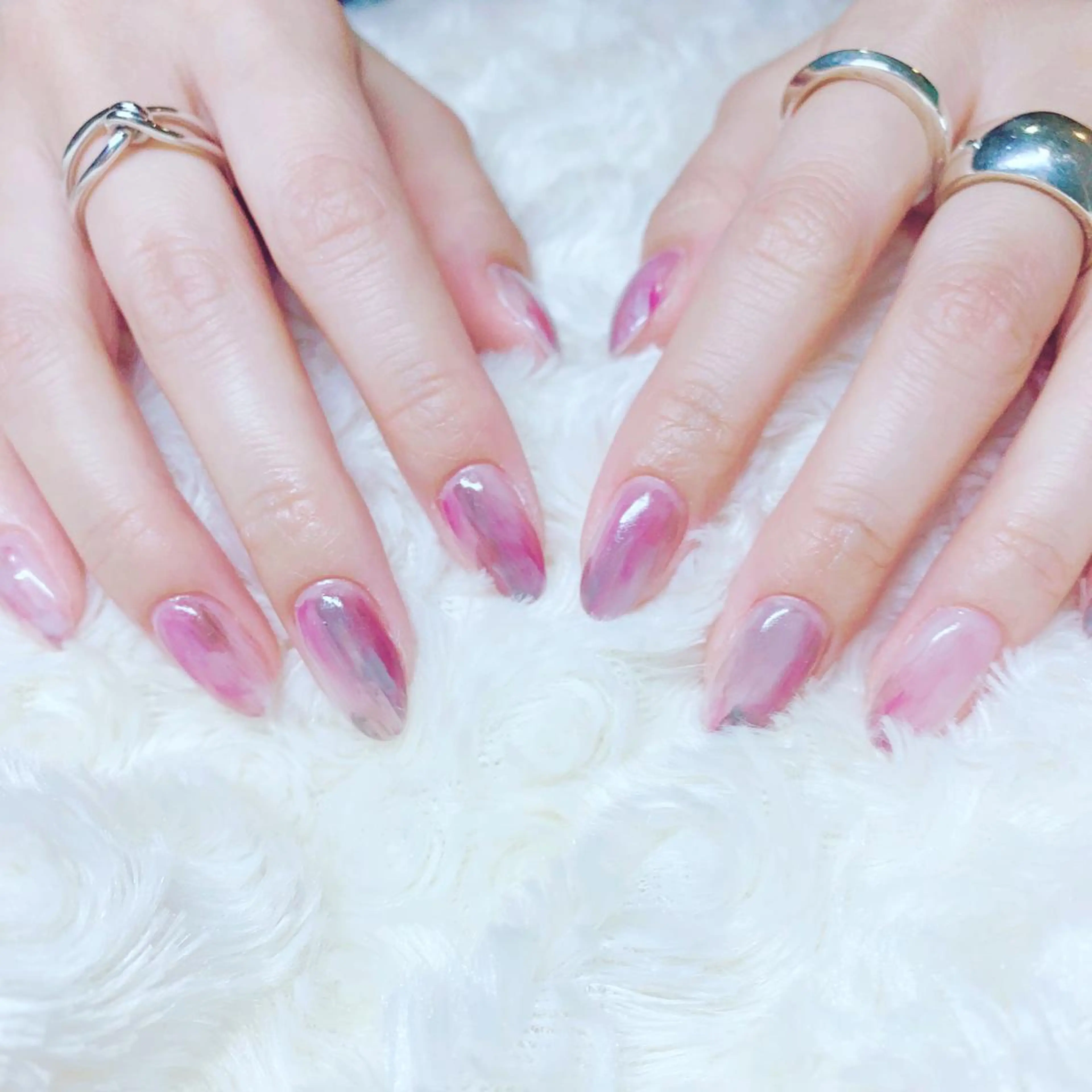 カラー ネイル ハンドネイル Cozy_ ilumのネイルデザイン