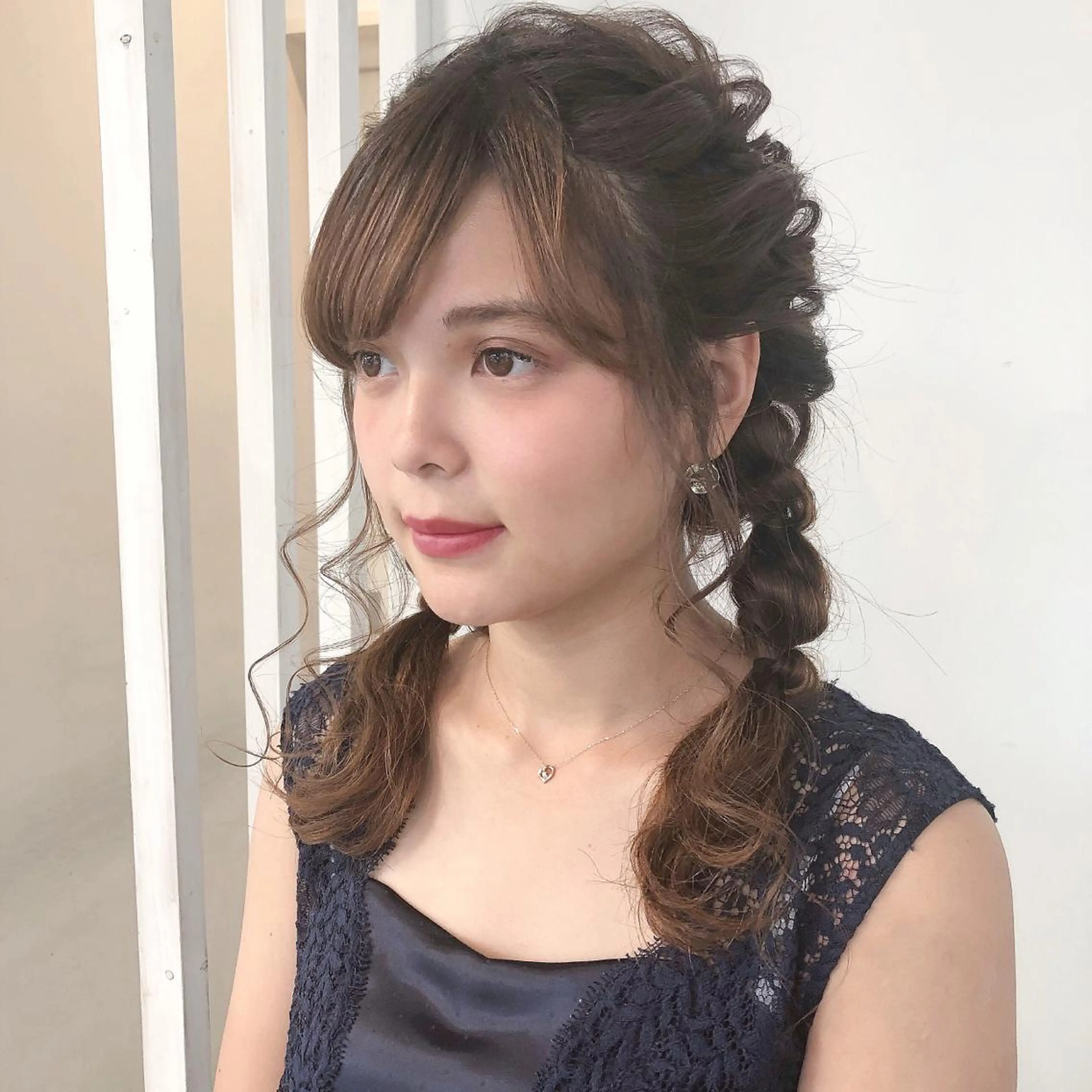 ロング ヘアアレンジ 榎園 由美のヘアスタイル