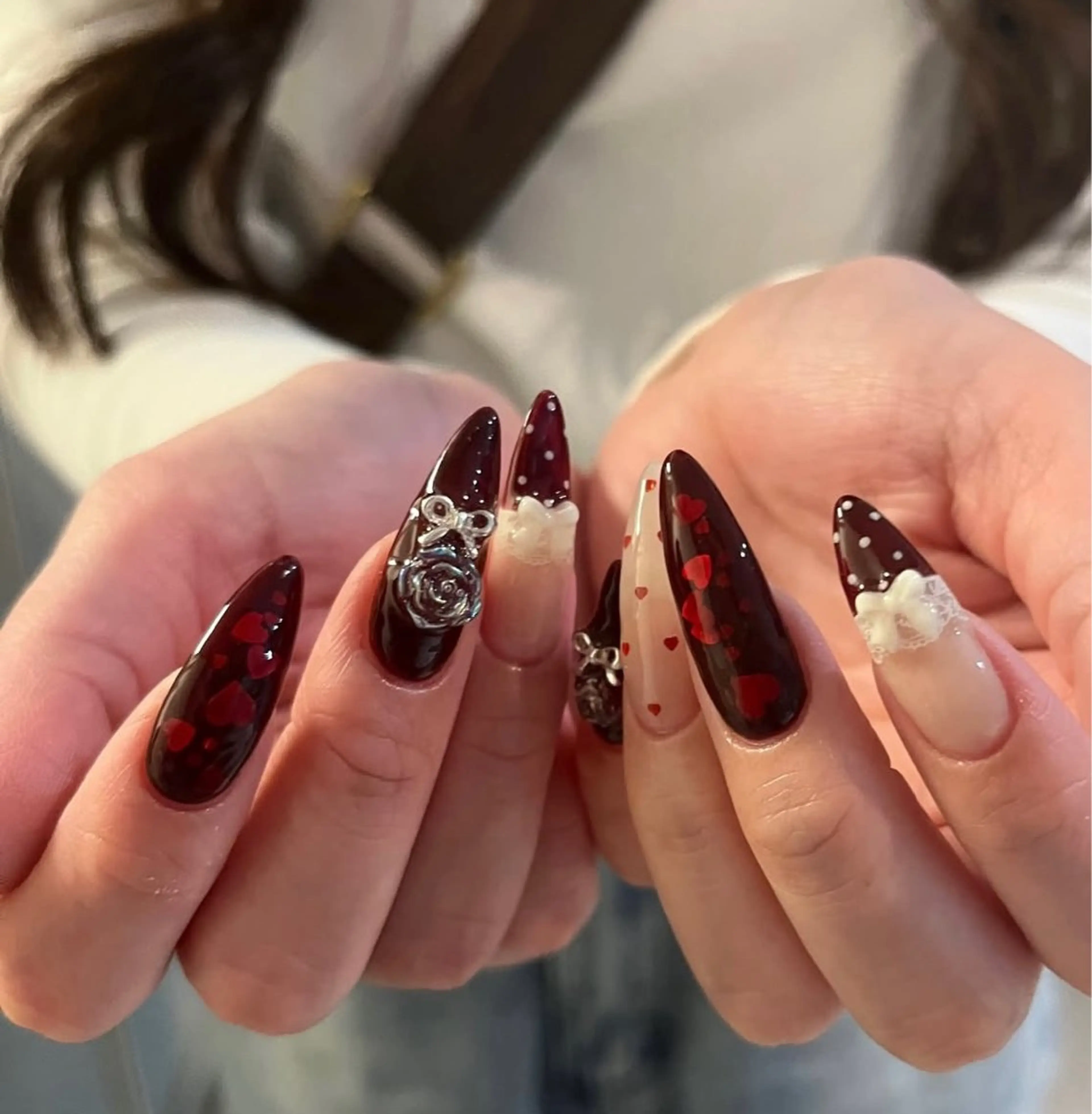 ネイル ジェルネイル パラジェル スカルプネイル ネイルチップ ハンドネイル NiJi Nailsのネイルデザイン