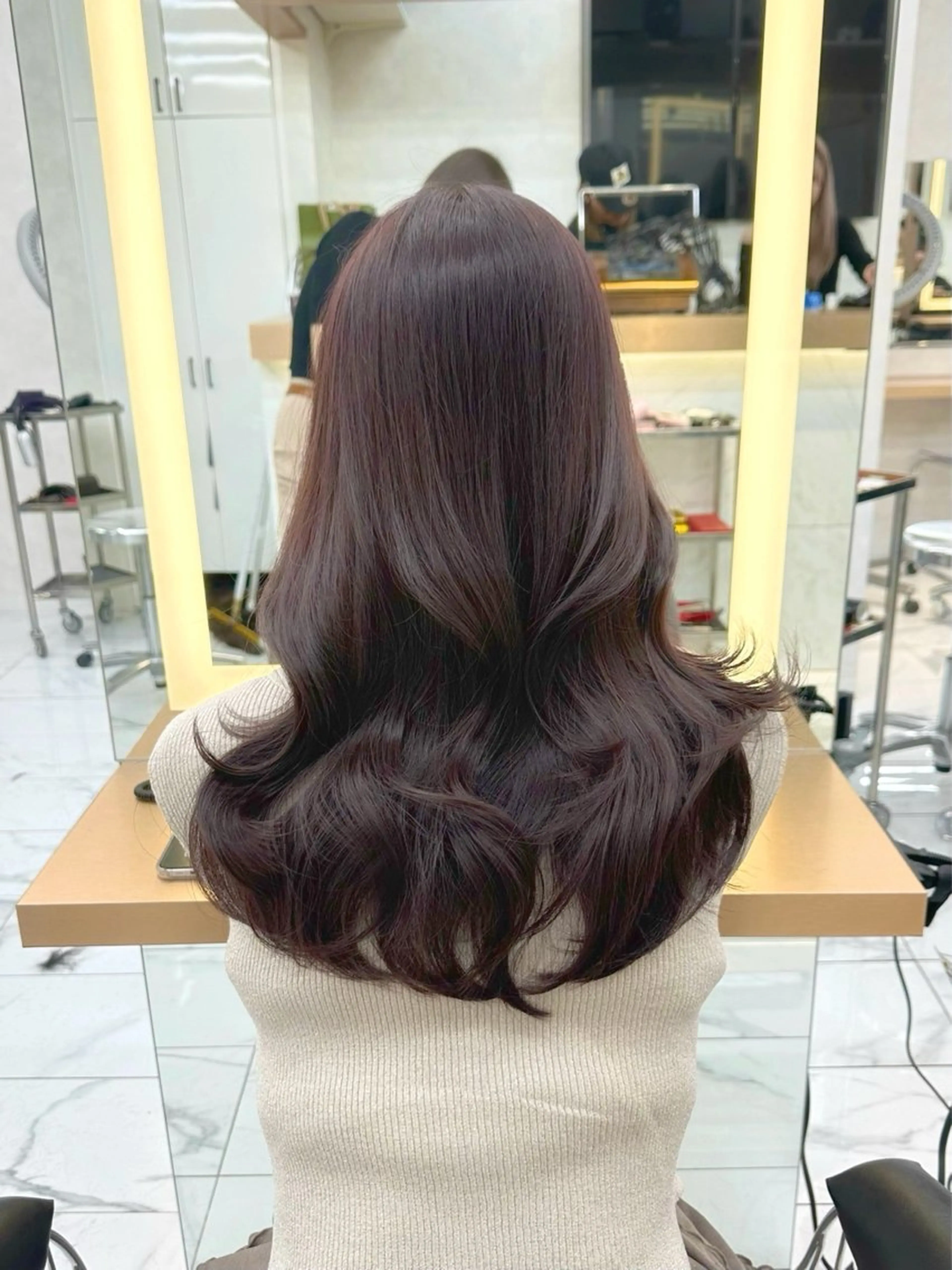 ロング カラー ラベンダーカラー 柳堀 日菜の眉毛・アイブロウイメージ