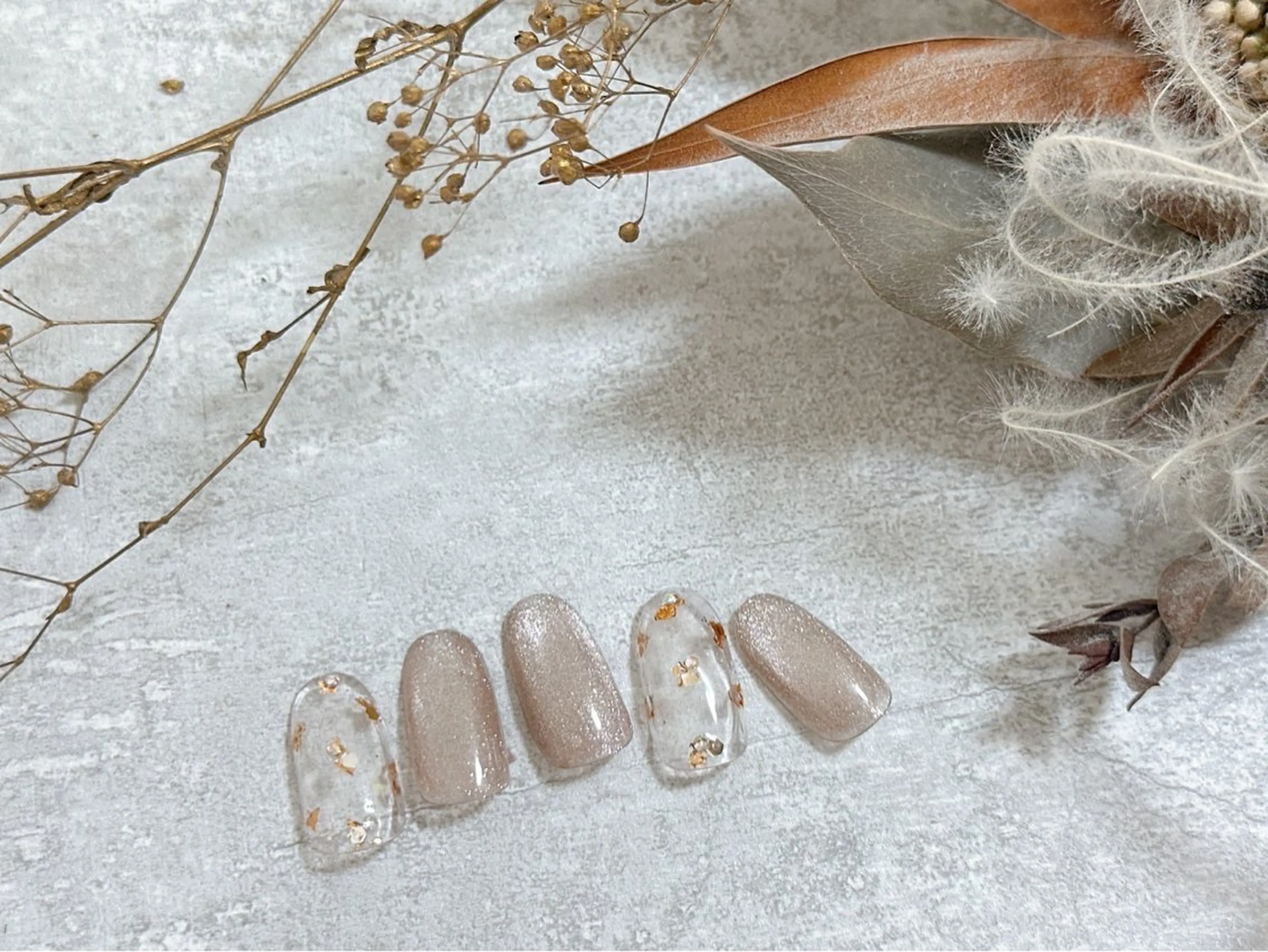 ネイル オーロラネイル フットネイル フレンチネイル ジェルネイル マグネットネイル Mogu nail 二子玉川のネイルデザイン