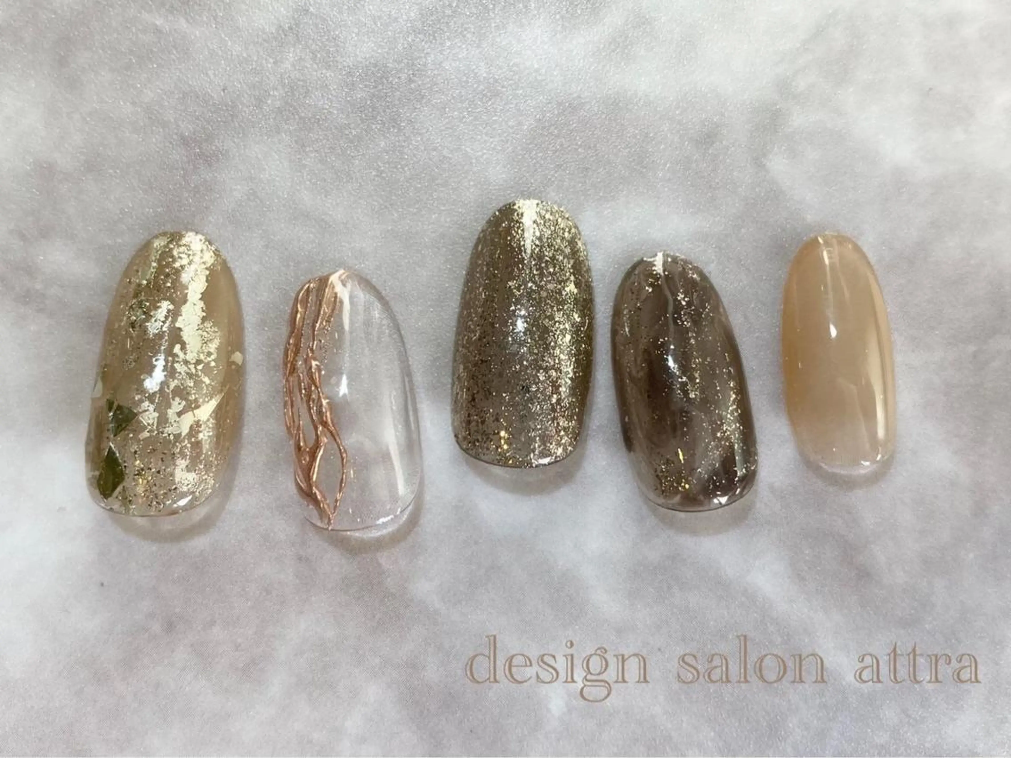 ネイル ニュアンスネイル ハンドネイル 糀屋 彩奈のネイルデザイン