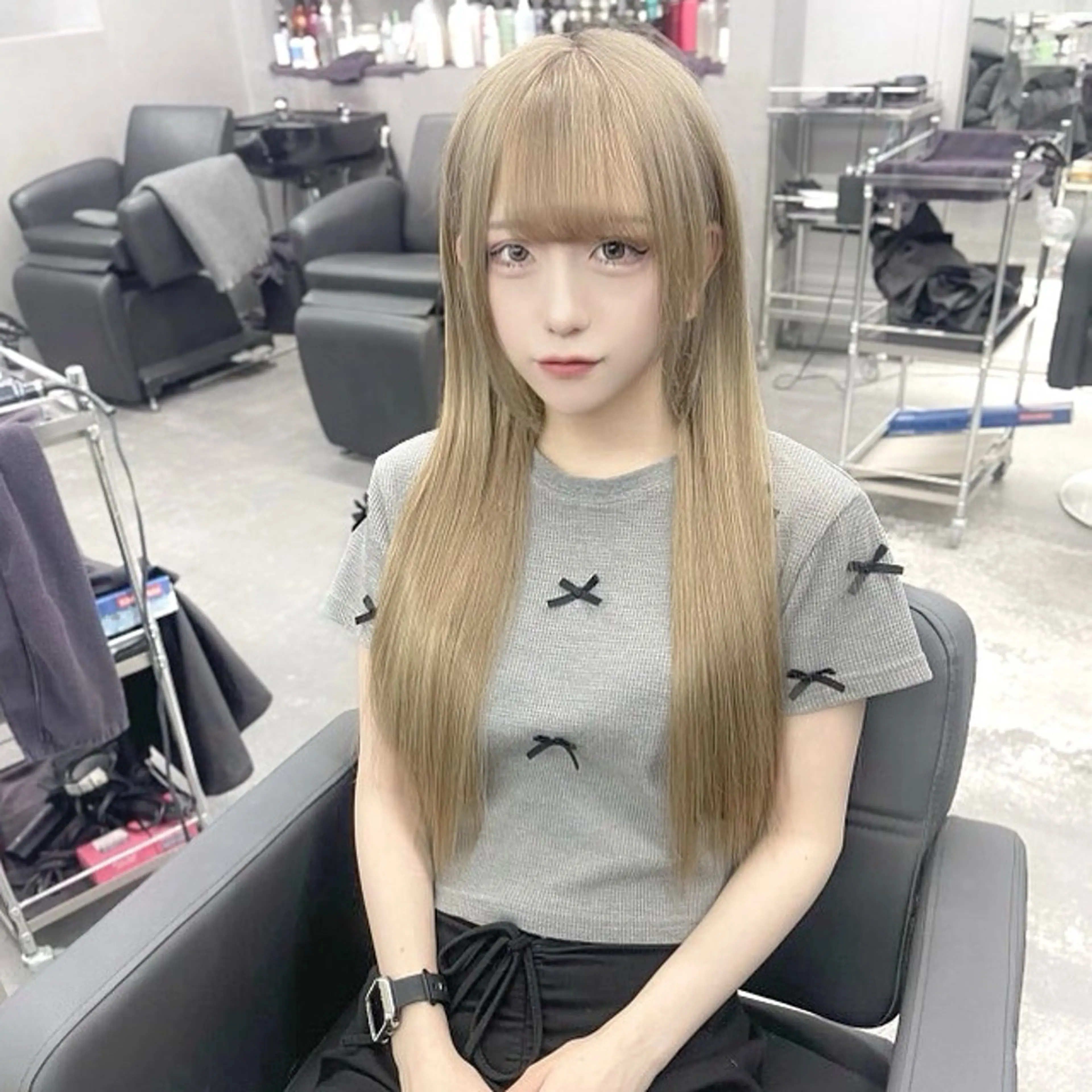 【ミニモ限定特大クーポン】ダブルカラー＋トリートメント🫧の写真