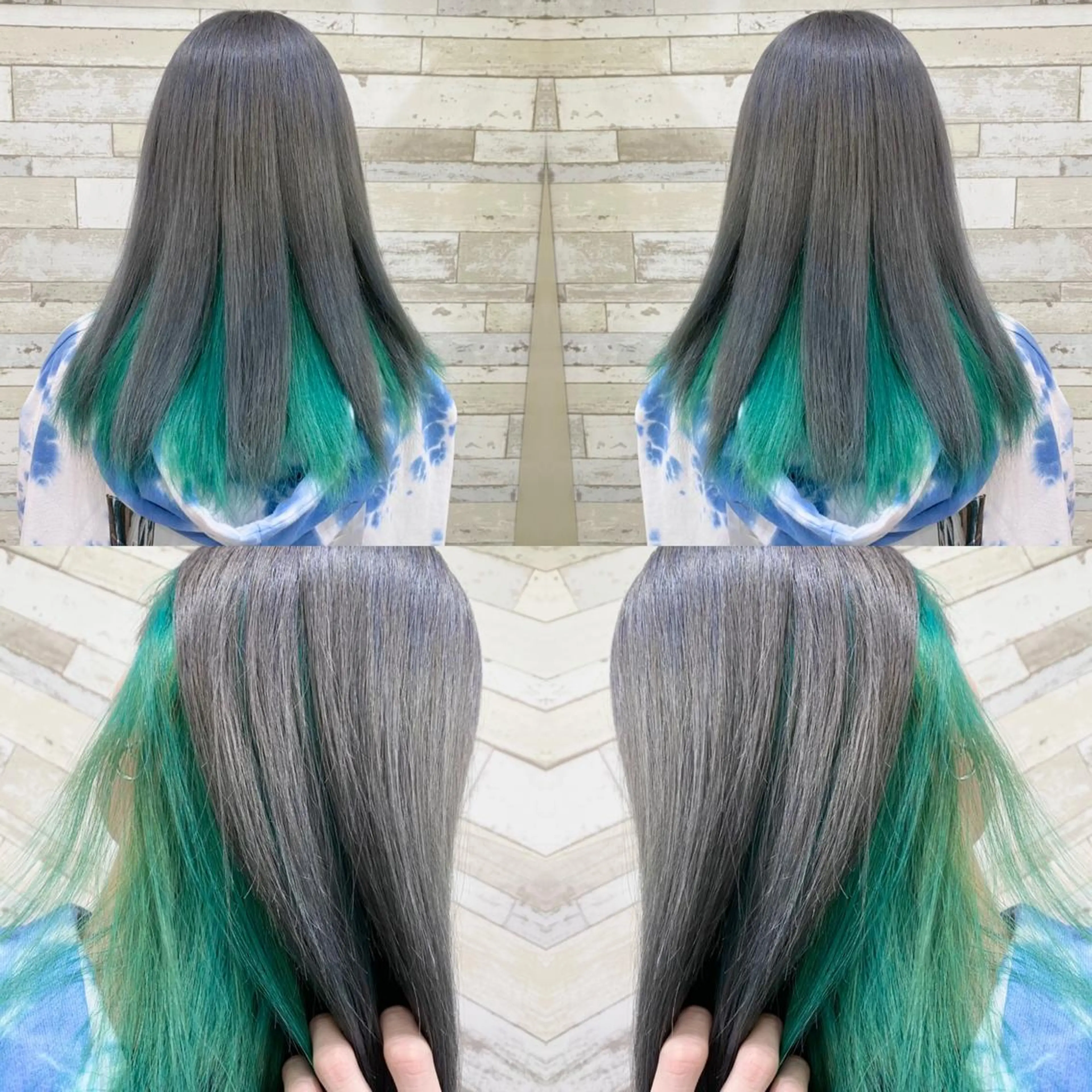 ロング カラー ブリーチ ヘアカラー トリートメント "PEPPU "所属・🌈推し色派手髪 ハイトーンShinのヘアスタイル