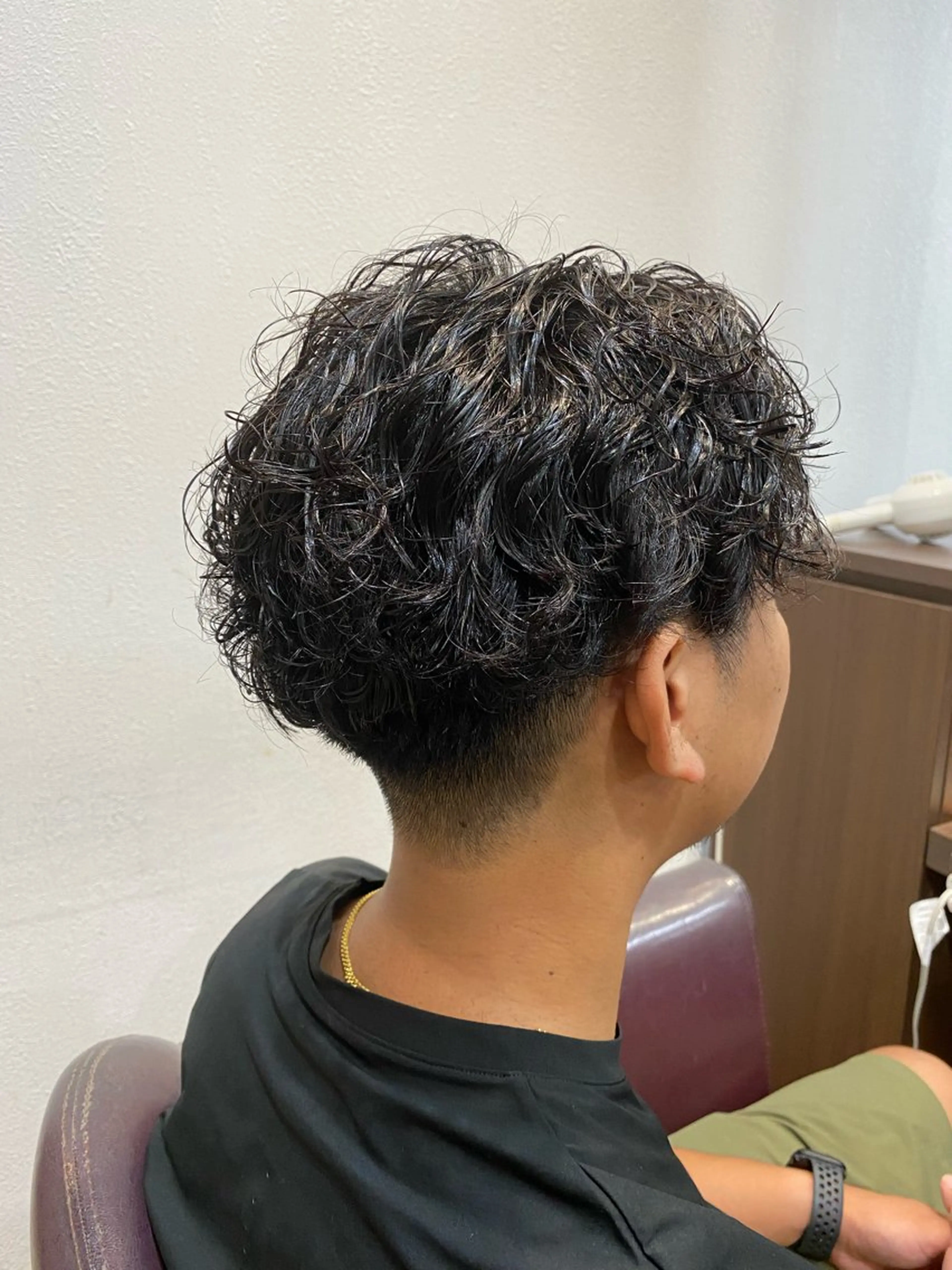 ショート パーマ くせ毛 カット パーマ 仲井 充のヘアスタイル