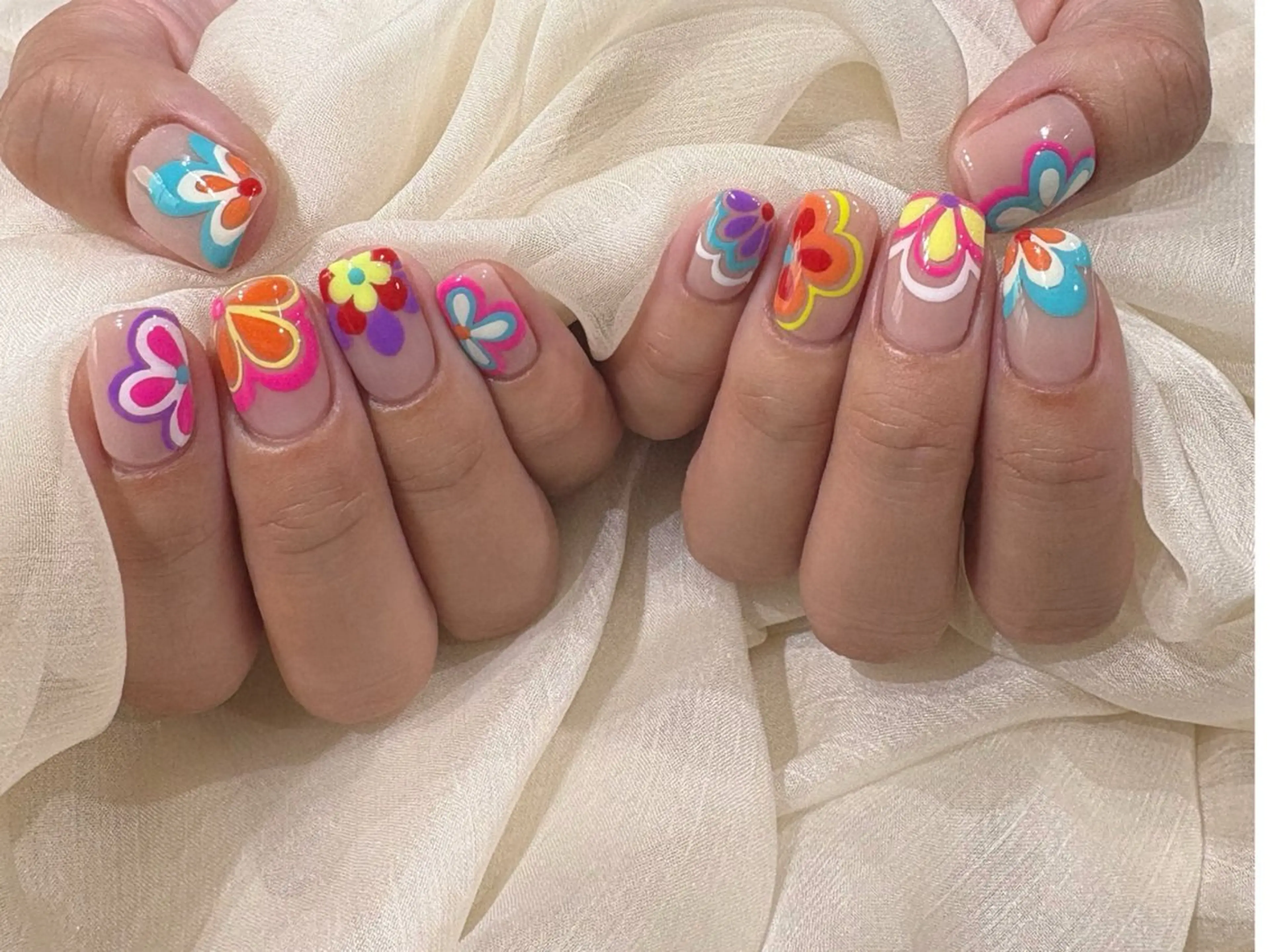 ショート ハンドネイル Nail  R💫 naoのネイルデザイン