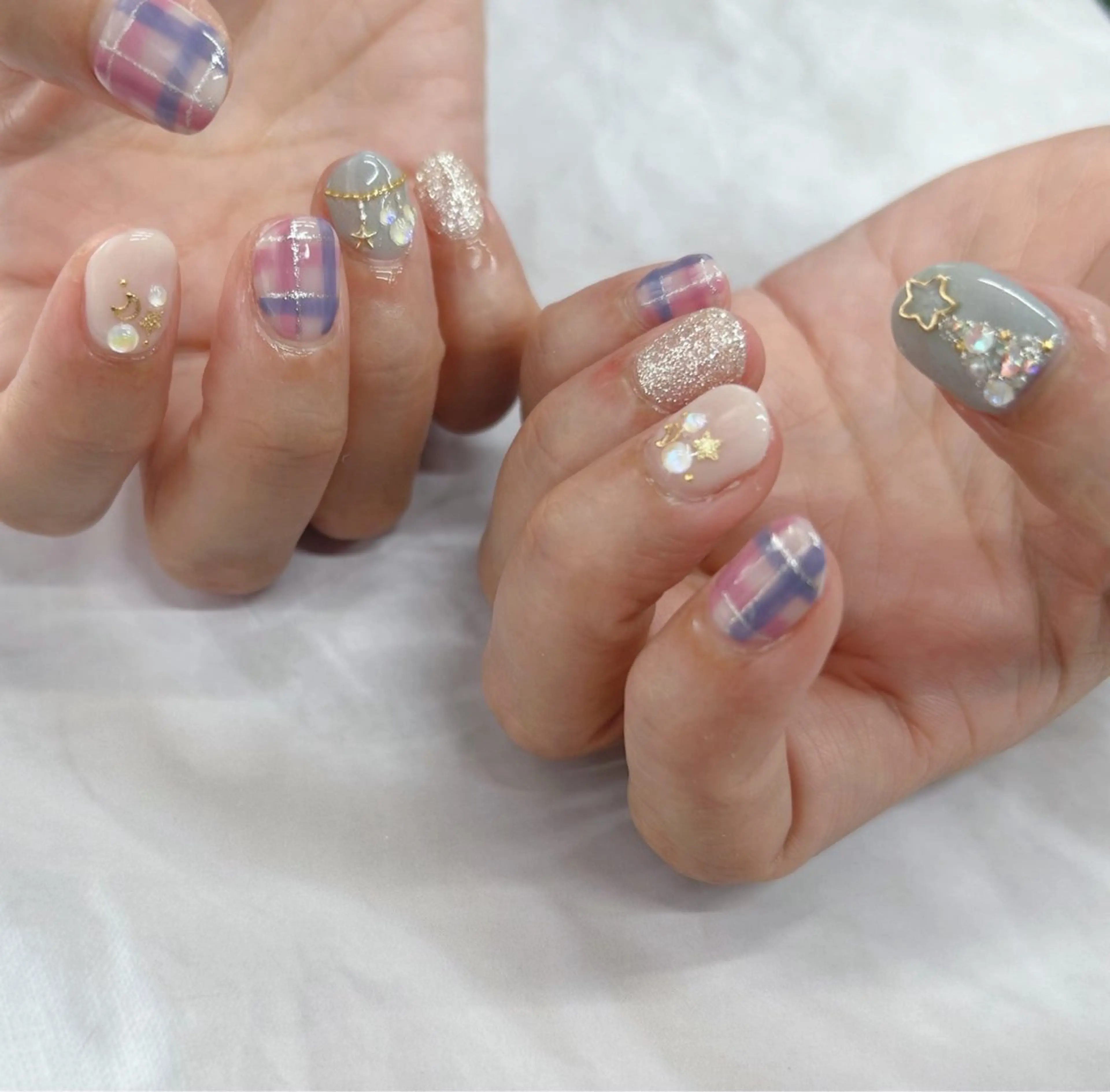 ネイル 冬ネイル クリスマス ハンドネイル Nail Salon agré所属・agré ネイルサロン　アグレのネイルデザイン