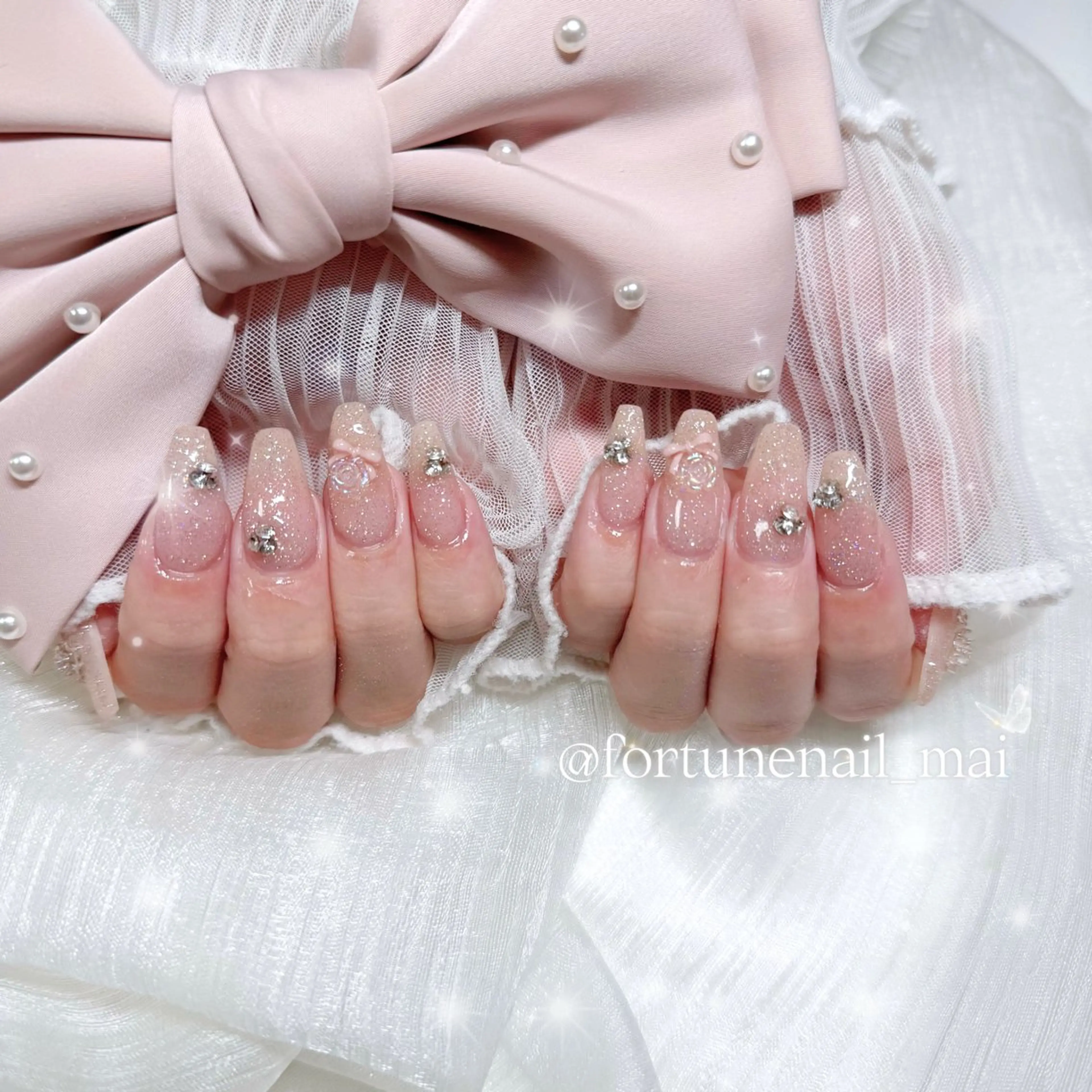 ネイル フラッシュネイル ハンドネイル 🎀Mai 🎀のネイルデザイン