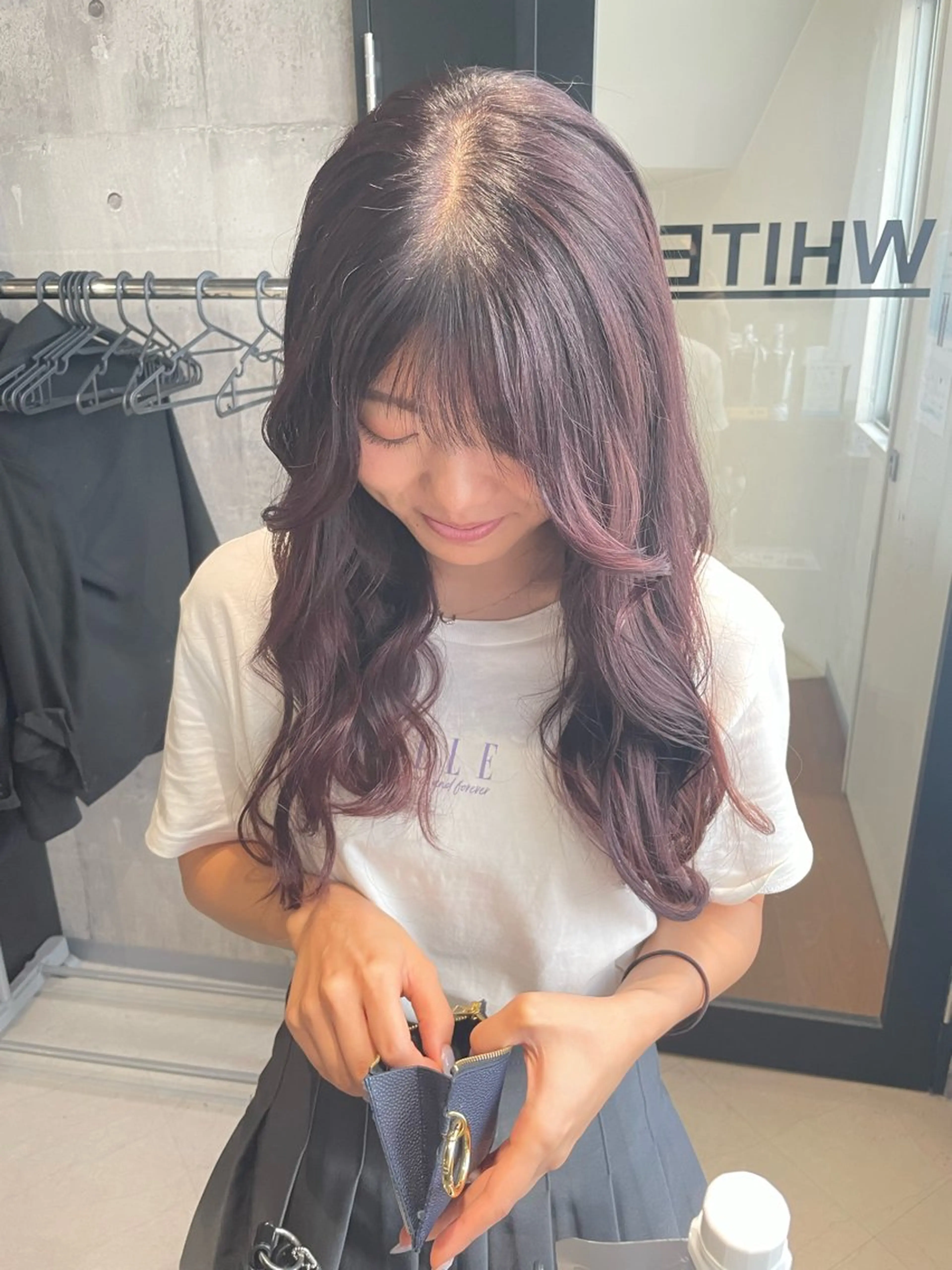 ロング カラー ピンクカラー ローズカラー カット ヘアカラー トリートメント 髪質改善/艶カラー Hiroakiのヘアスタイル