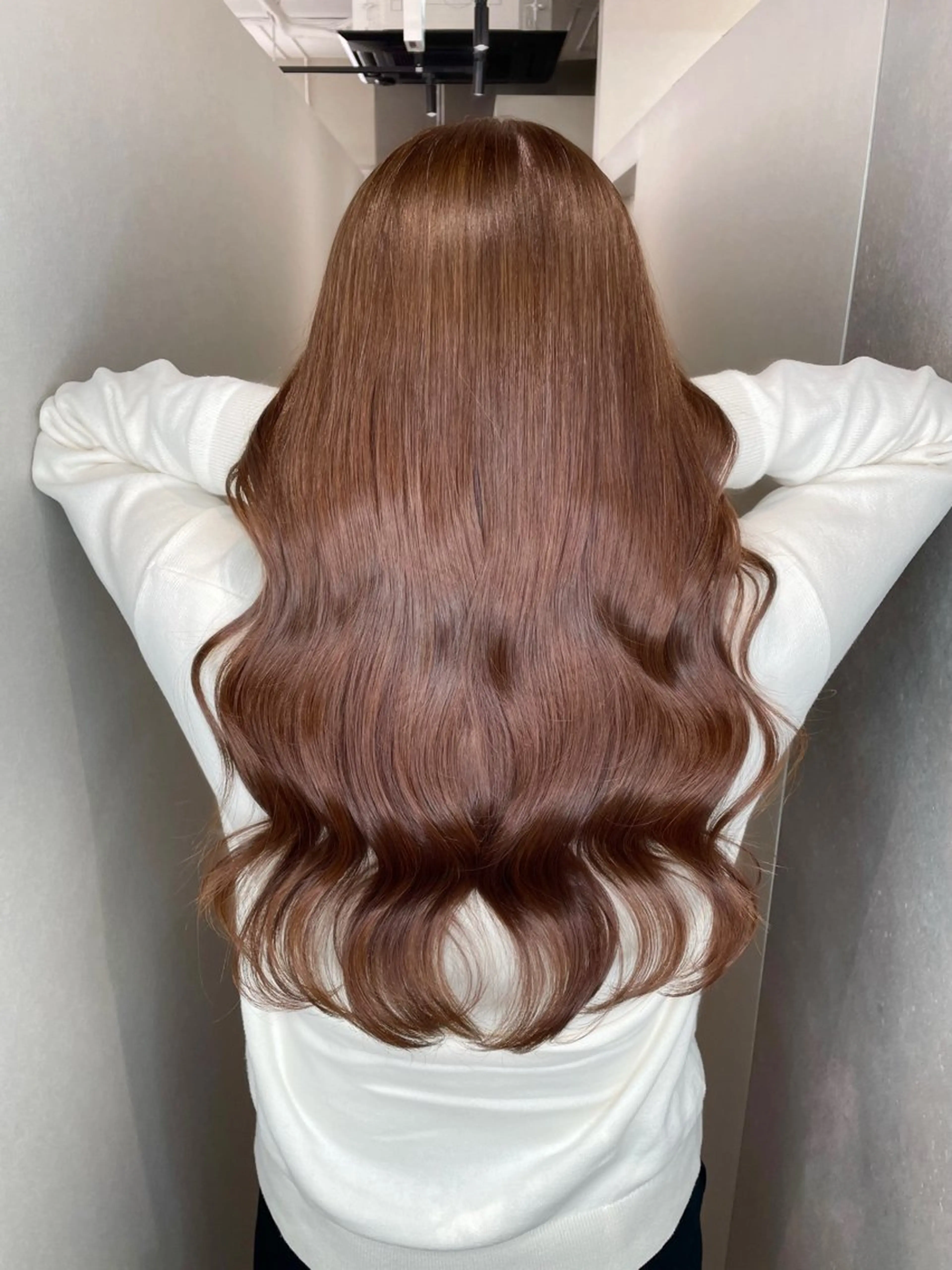 ロング カラー 透明感カラー 髪質改善 ヘアカラー トリートメント 今井 勝也のヘアスタイル