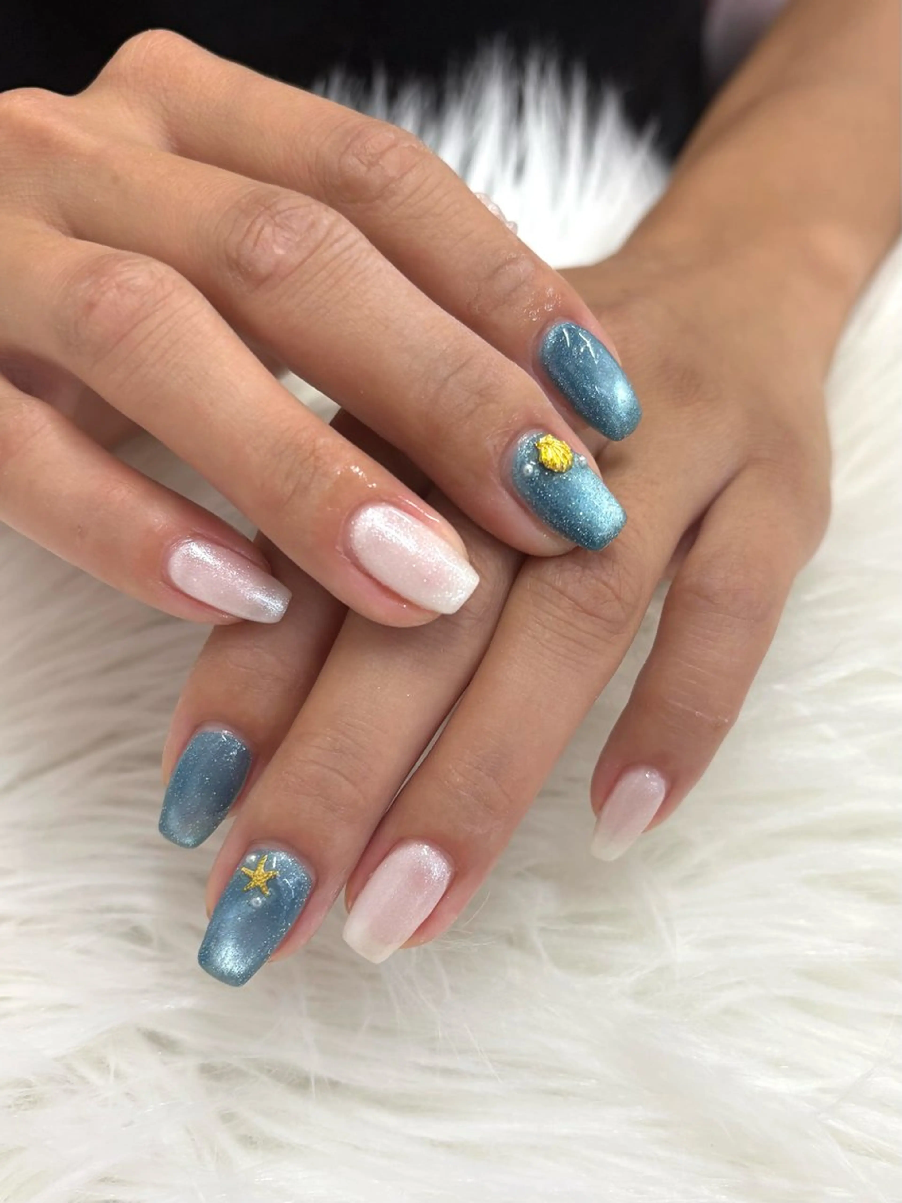 ネイル 夏ネイル LUNON 竹ノ塚店のネイルデザイン