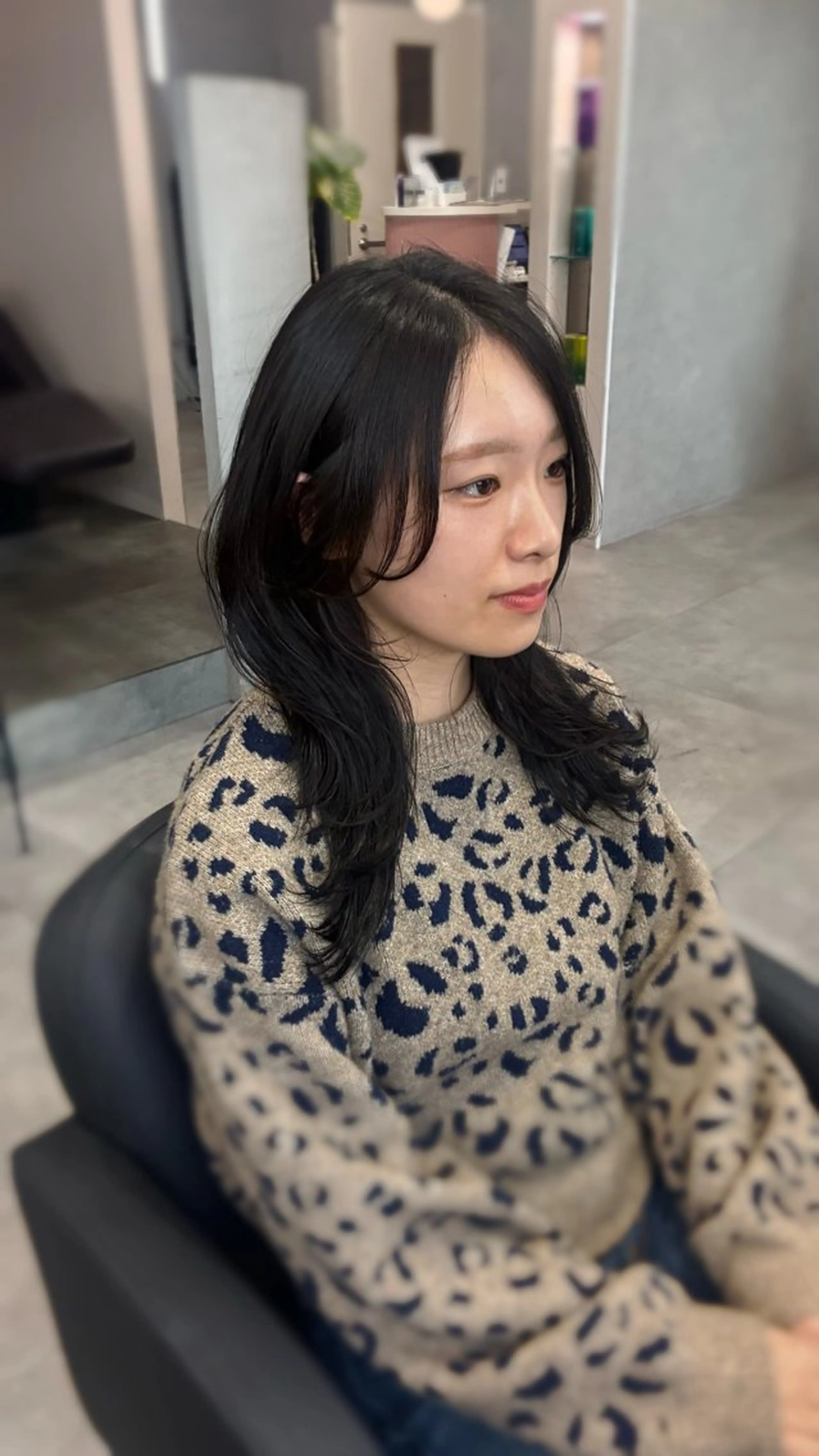 ロング レイヤーカット 田中 鈴乃のヘアスタイル