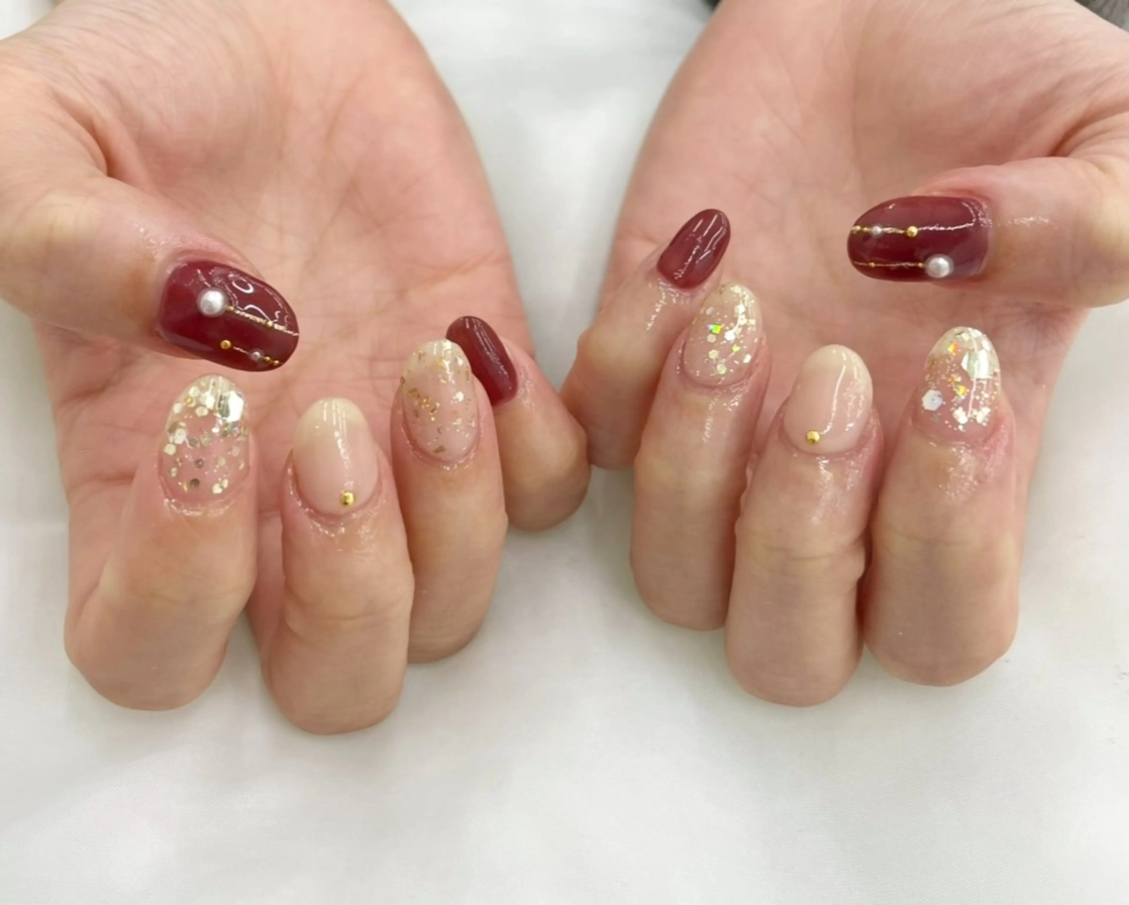 ネイル ハンドネイル Bianca 武蔵小金井　山岡🐰のネイルデザイン