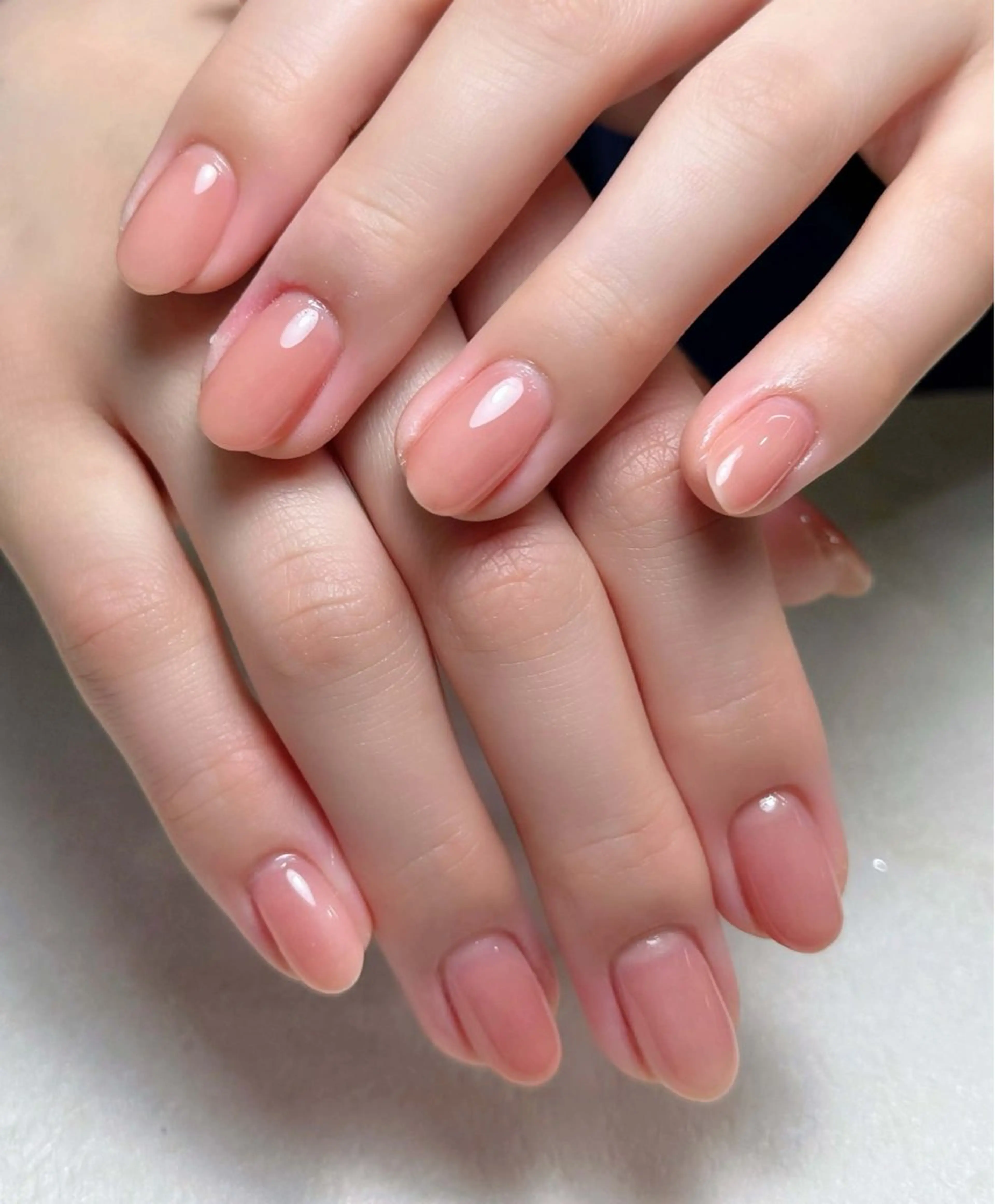 ネイル アートネイル 長さ出し フレンチネイル ジェルネイル ガーリー ハンドネイル 中野駅から2分 MEO NAILのネイルデザイン