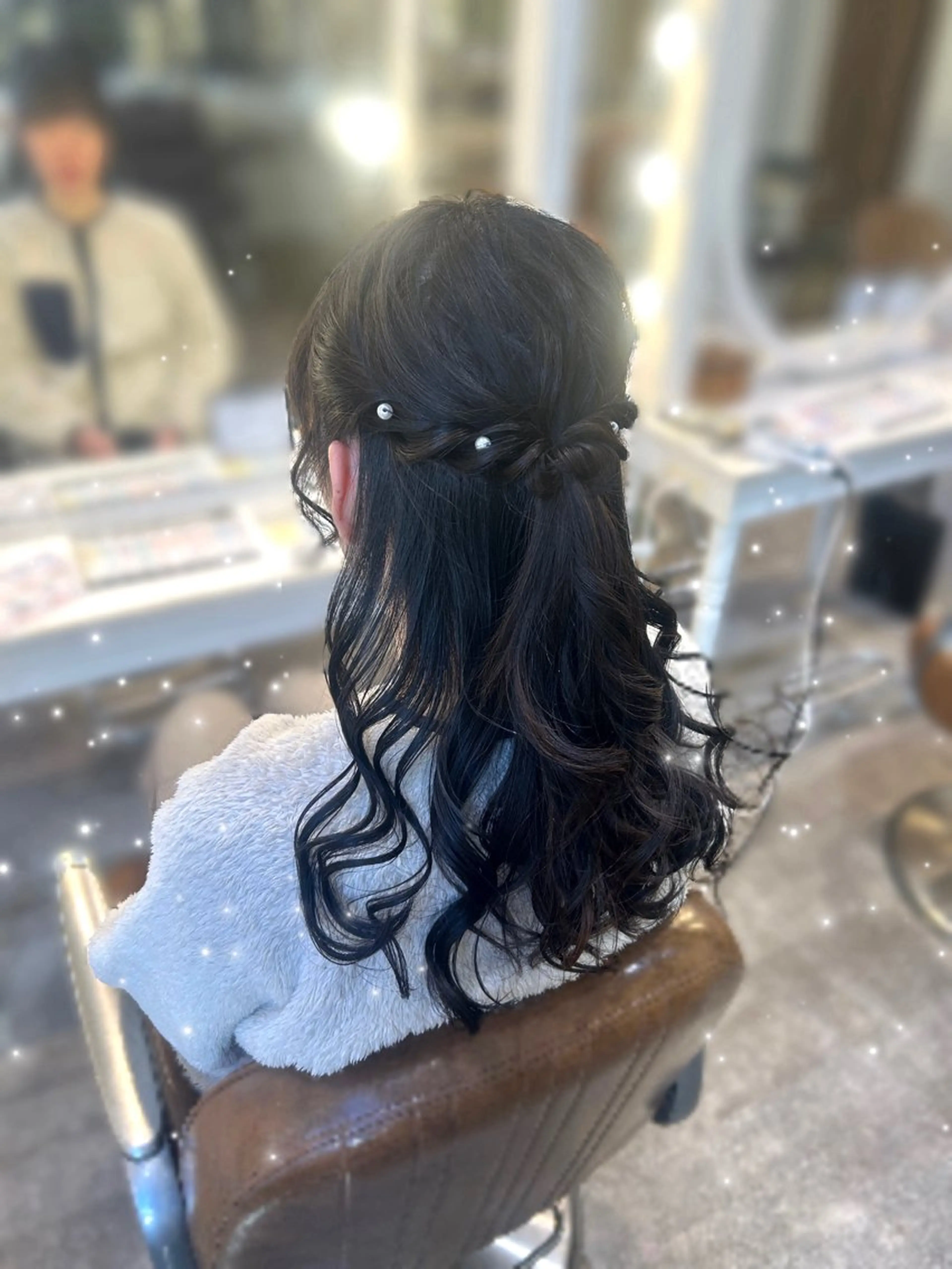 ヘアアレンジ 🎀透明感カラー🎀 ヘアメ／mikotoのヘアスタイル