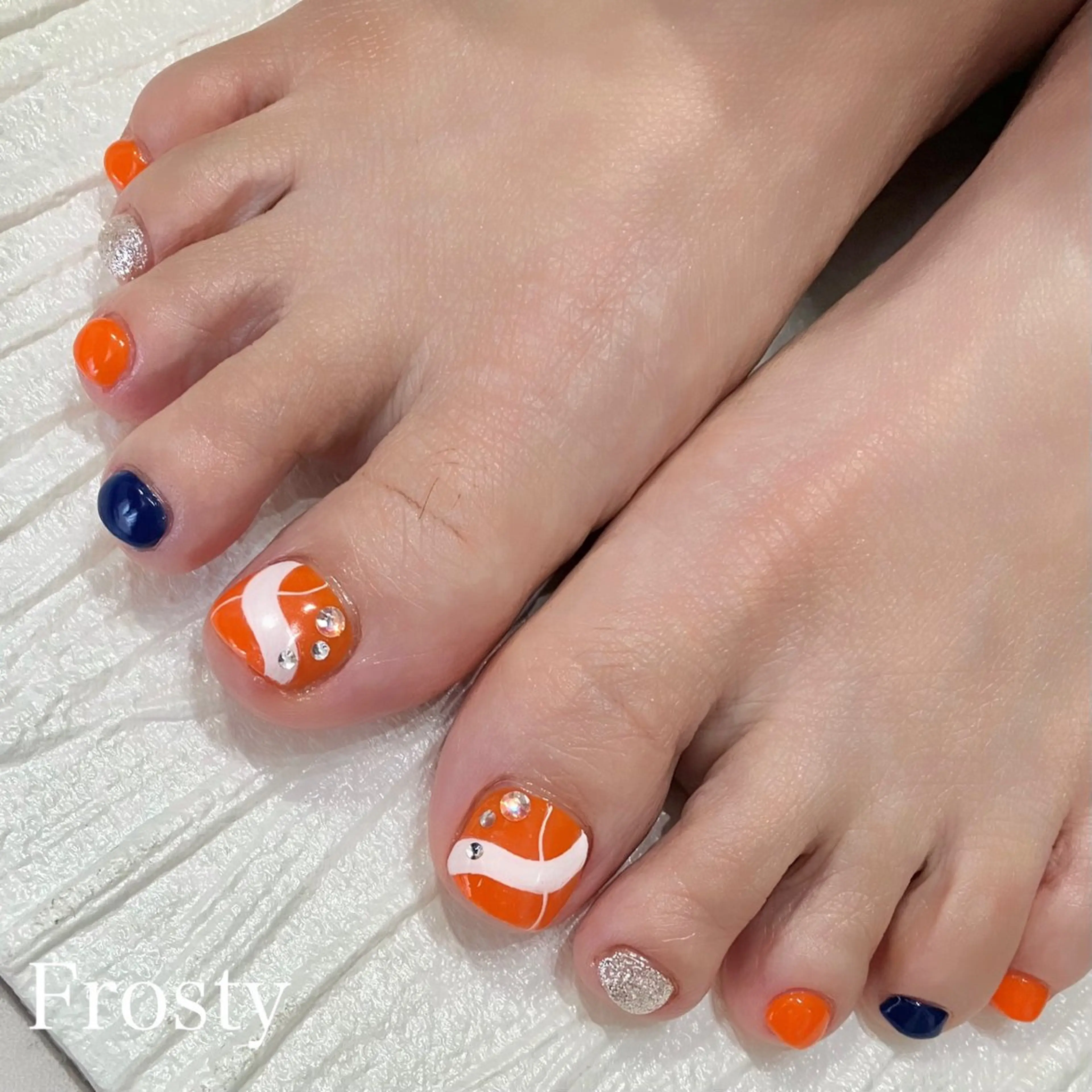 ネイル フットネイル Mys. 三上紗紀のネイルデザイン