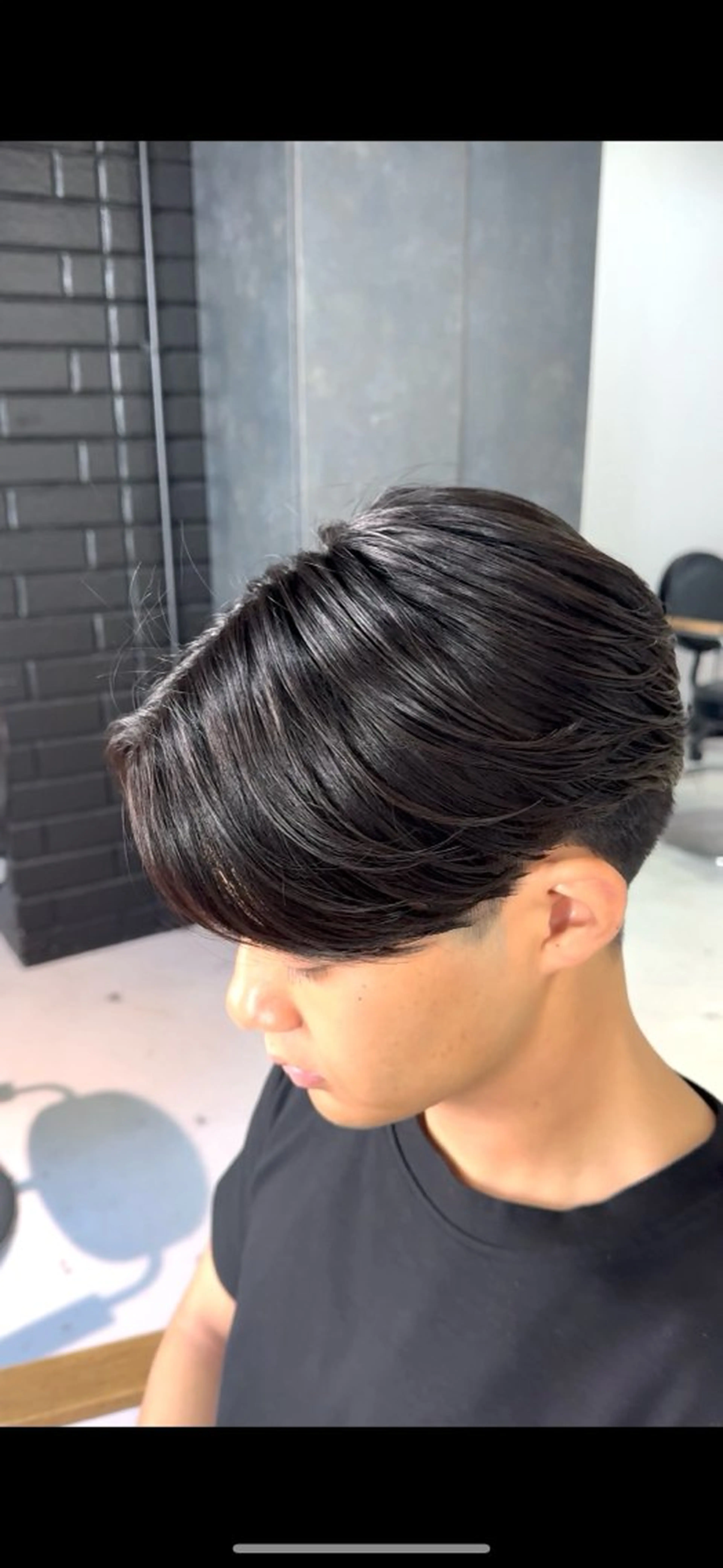 ショート メンズ 縮毛矯正 カット 縮毛矯正 men's salon gaudi 高槻店所属・曲がる縮毛矯正特化/ 川岸のヘアスタイル