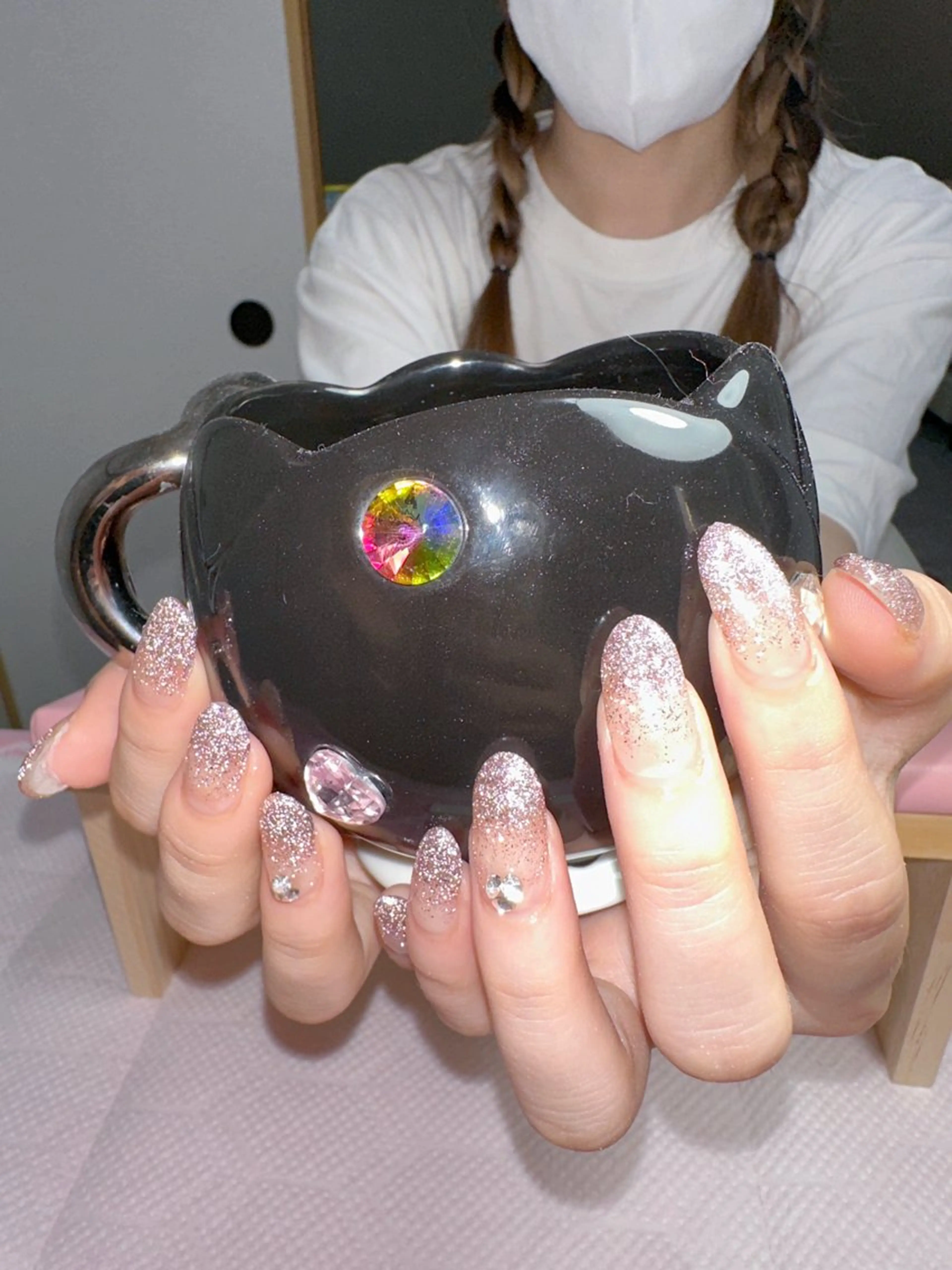 ネイル ストーンネイル ハンドネイル JJ’s Nail🐶のネイルデザイン