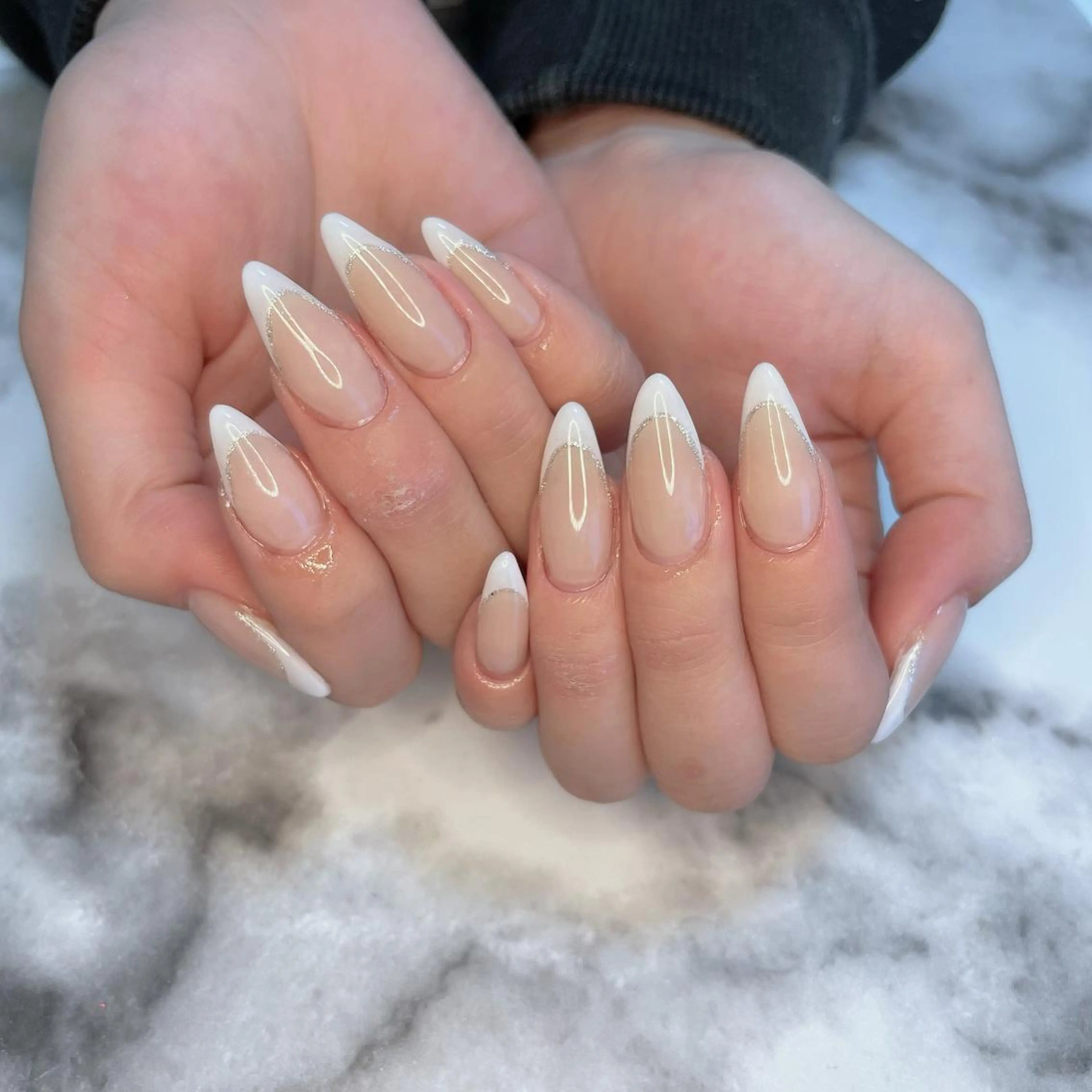 ネイル フレンチネイル ハンドネイル salon de belnetta所属・kayo 💅のネイルデザイン