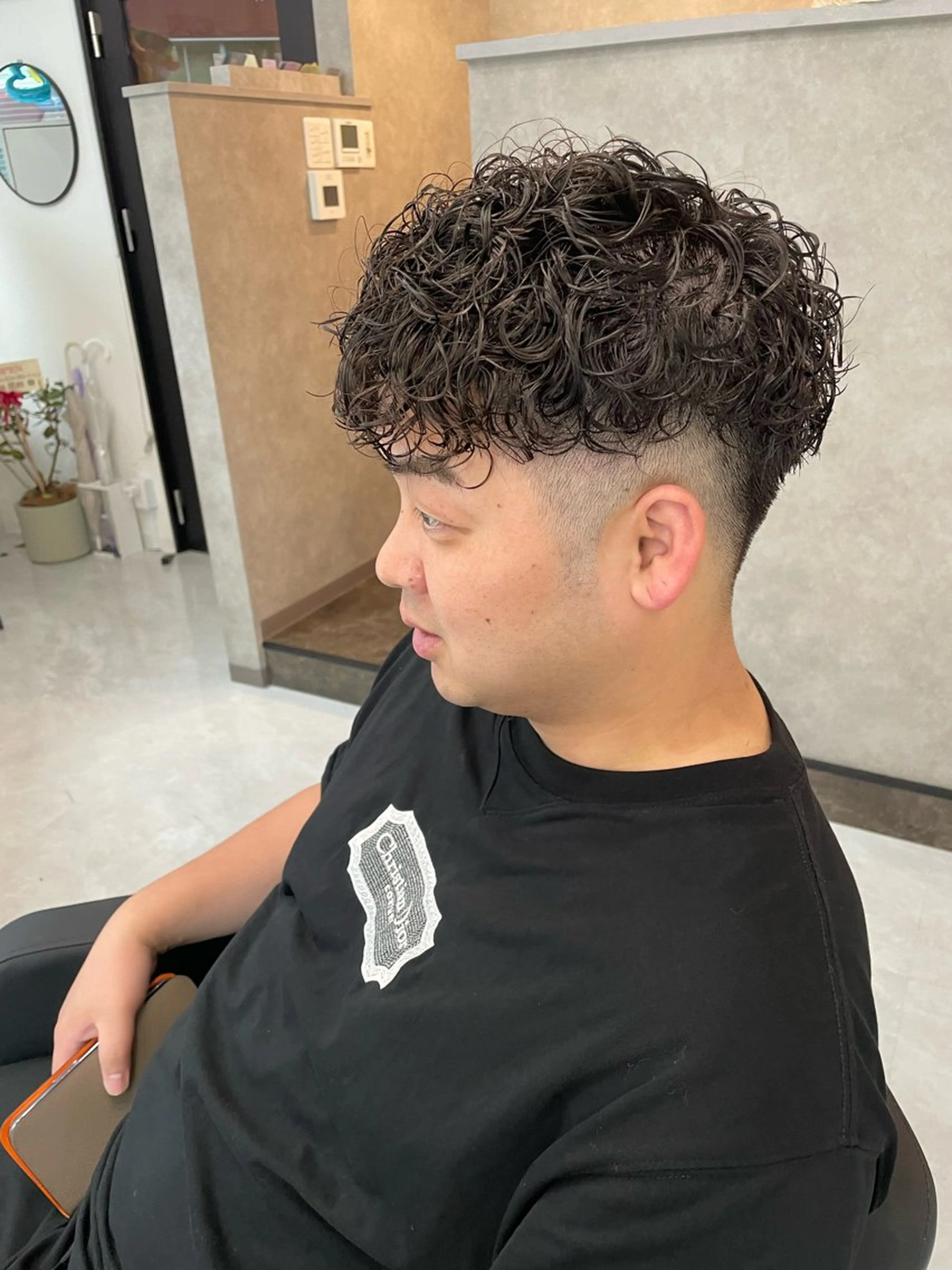 パーマ メンズ メンズパーマ marshu umeda所属・✨梅田酸性ストレート 💖NATSUKOのヘアスタイル