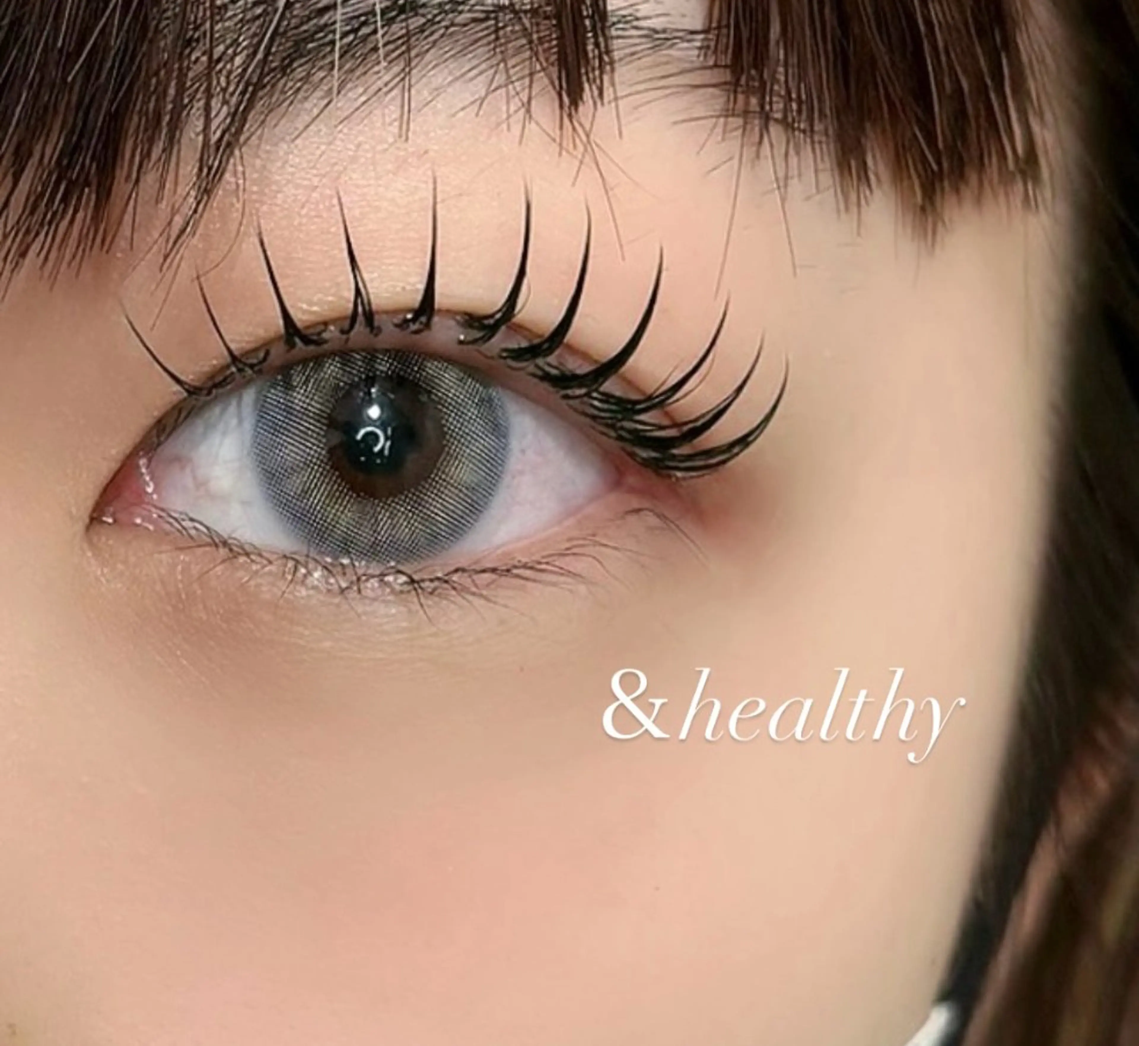 &Healthyアンドヘルシー（エクパーマ)🍒フラットラッシュ120本とパーマ👀✨コーティング仕上げ！の写真