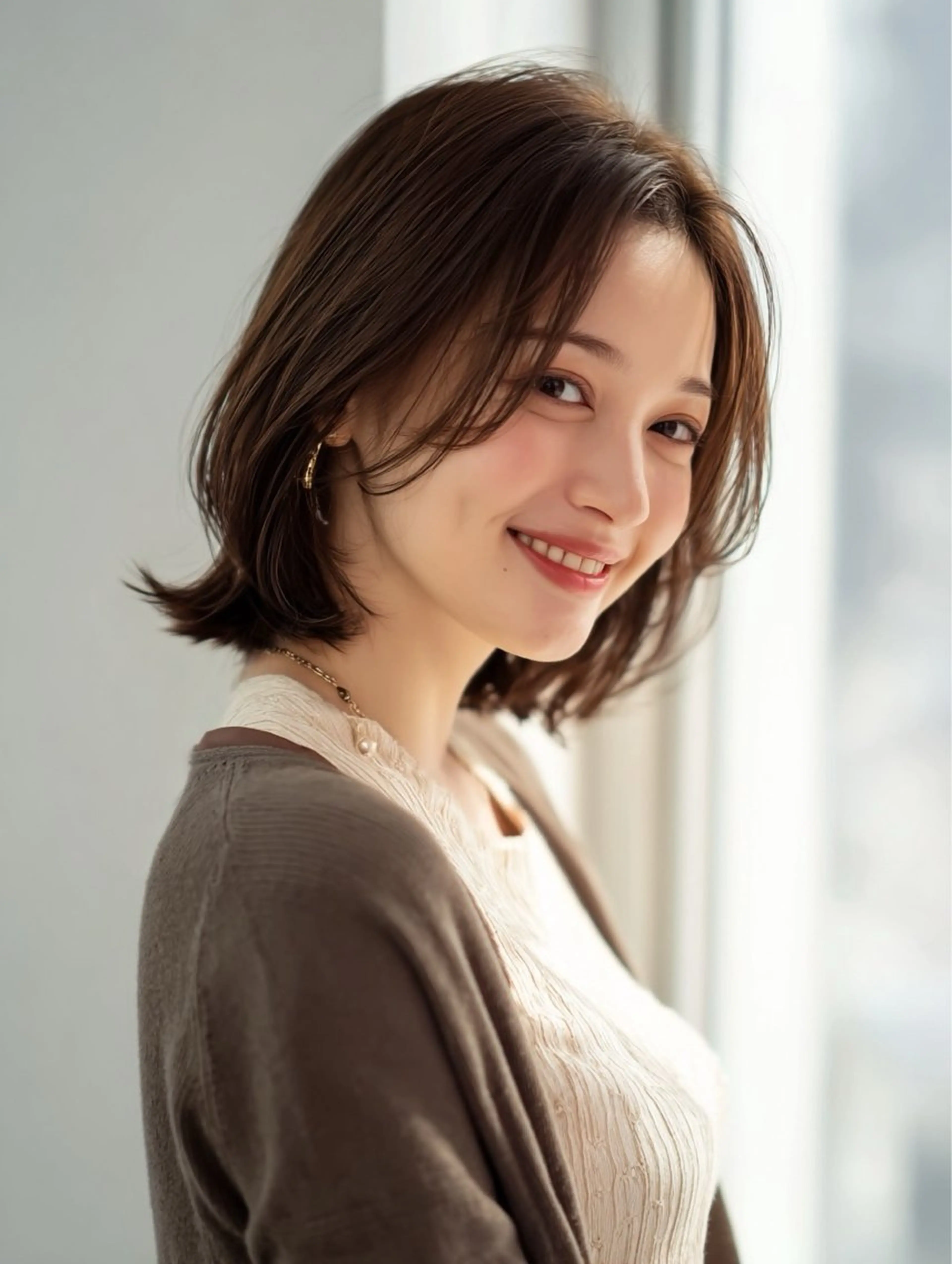 ミディアム カラー 美髪✨艶髪✨佐藤 万倫💞⭐️のヘアスタイル