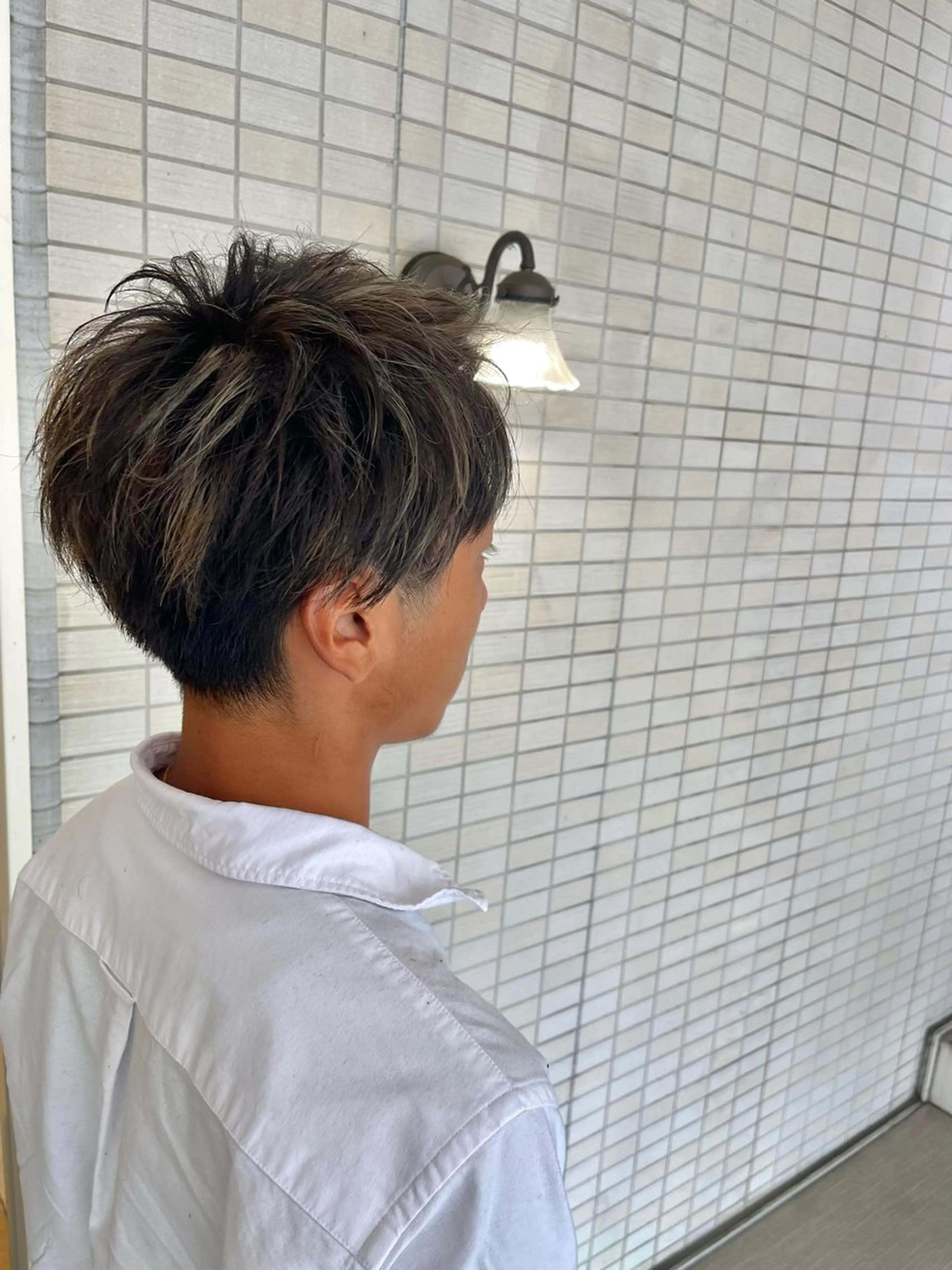 ショート メンズ アップバング ショートヘア ショート/ボブ アンドウ☺︎のヘアスタイル