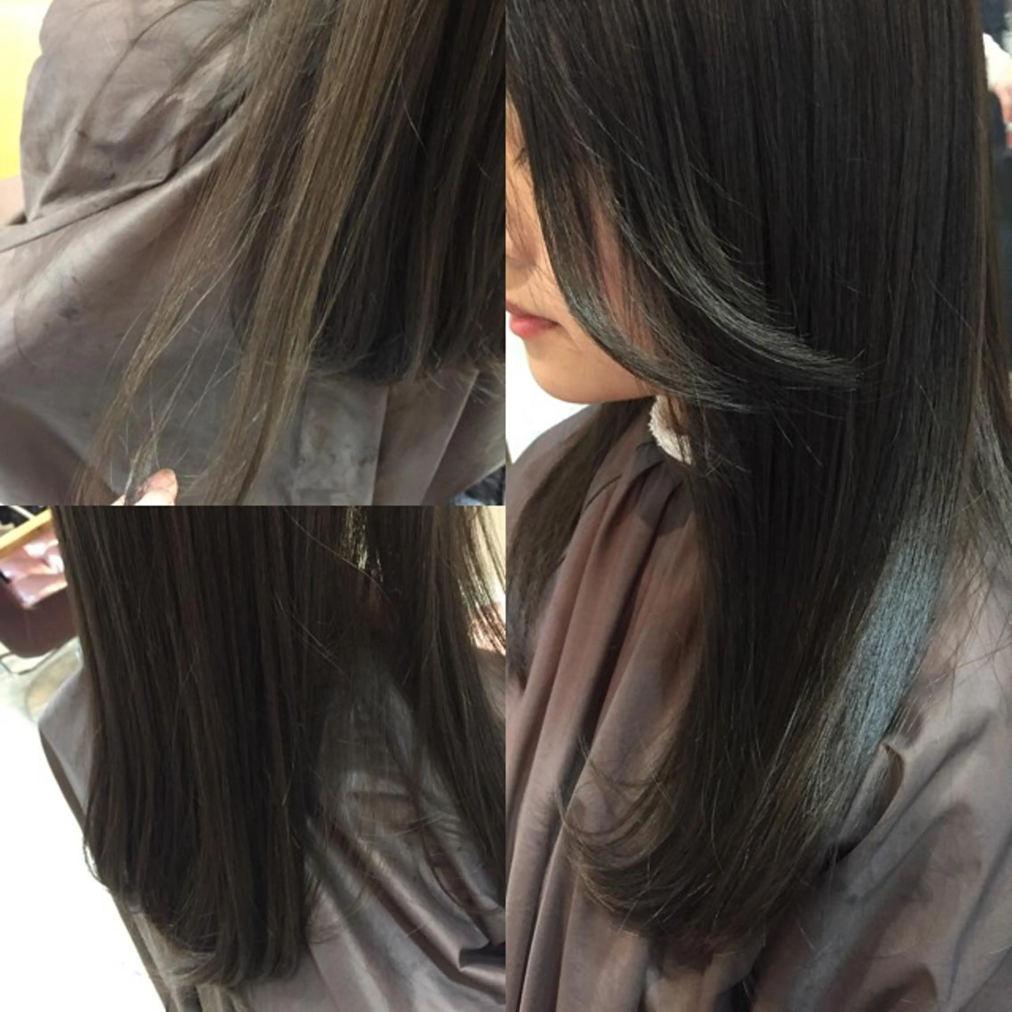 ロング カラー 透明感/ 美髪矯正/田中恭のヘアスタイル