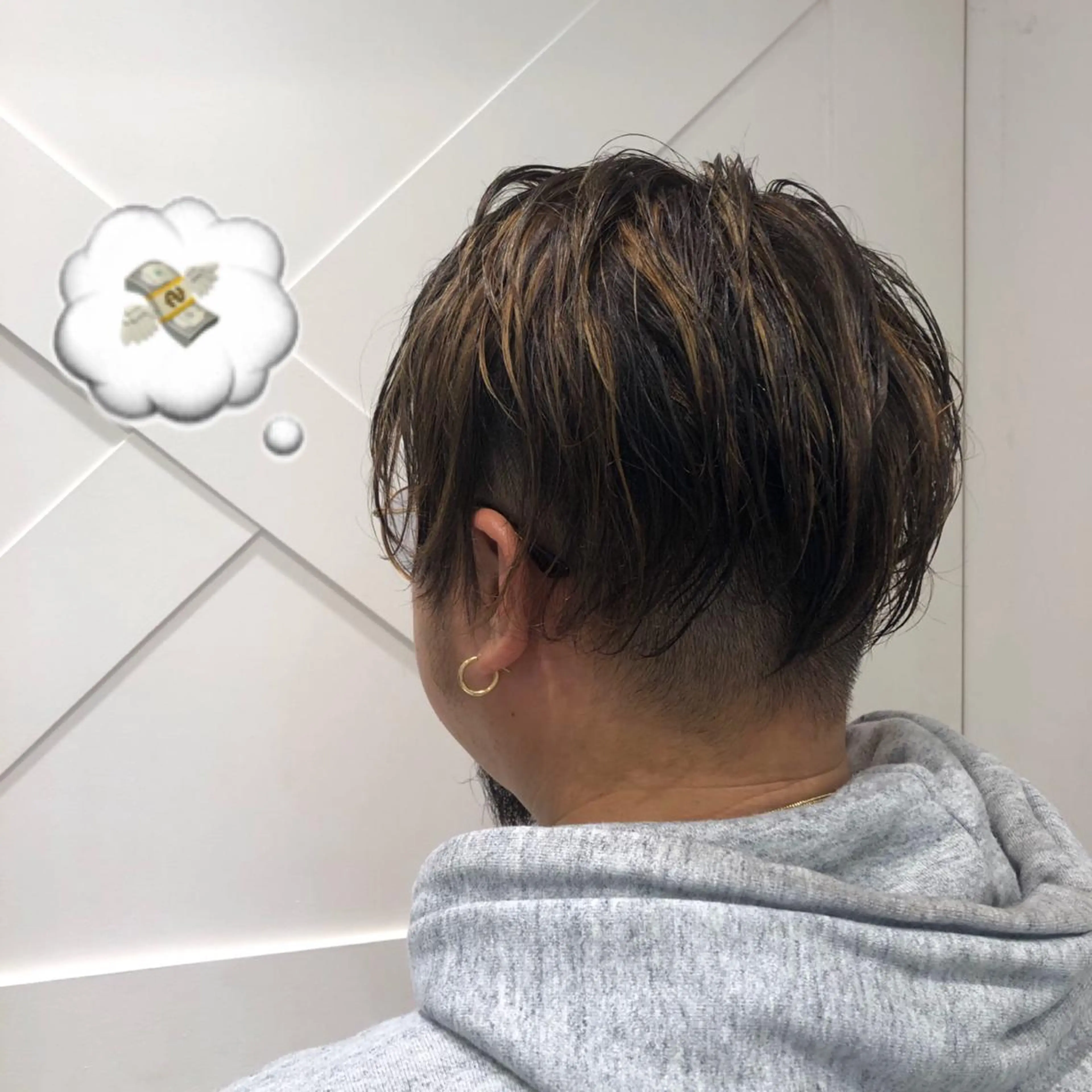 ショート カラー メンズ メンズハイライト ハイライトカラー ハイライト 🌺ウルフカット職人 新垣渚🐺のヘアスタイル