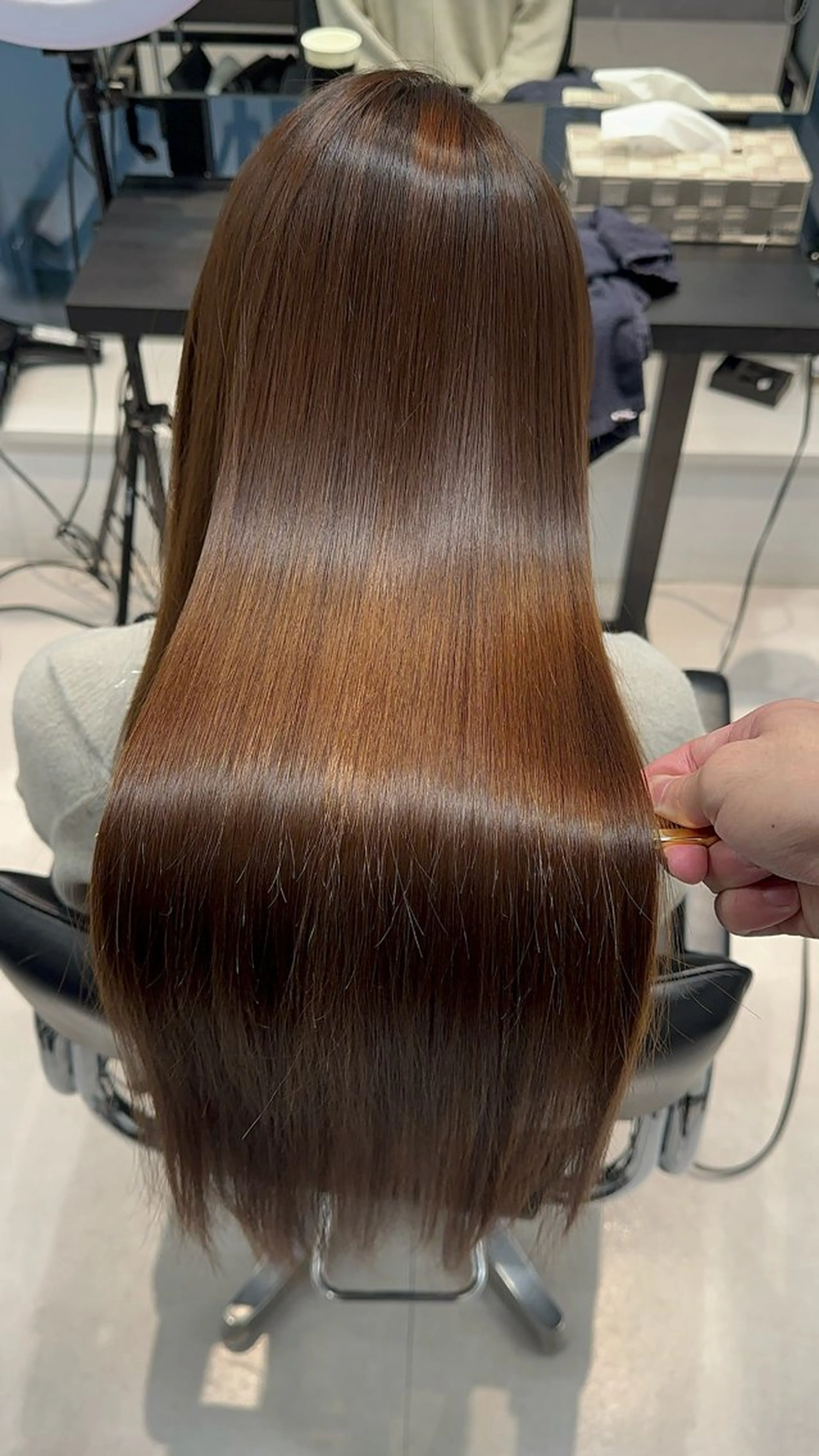【月1メンテナンスに♪】ローダメージケア髪質改善トリートメント✨の写真