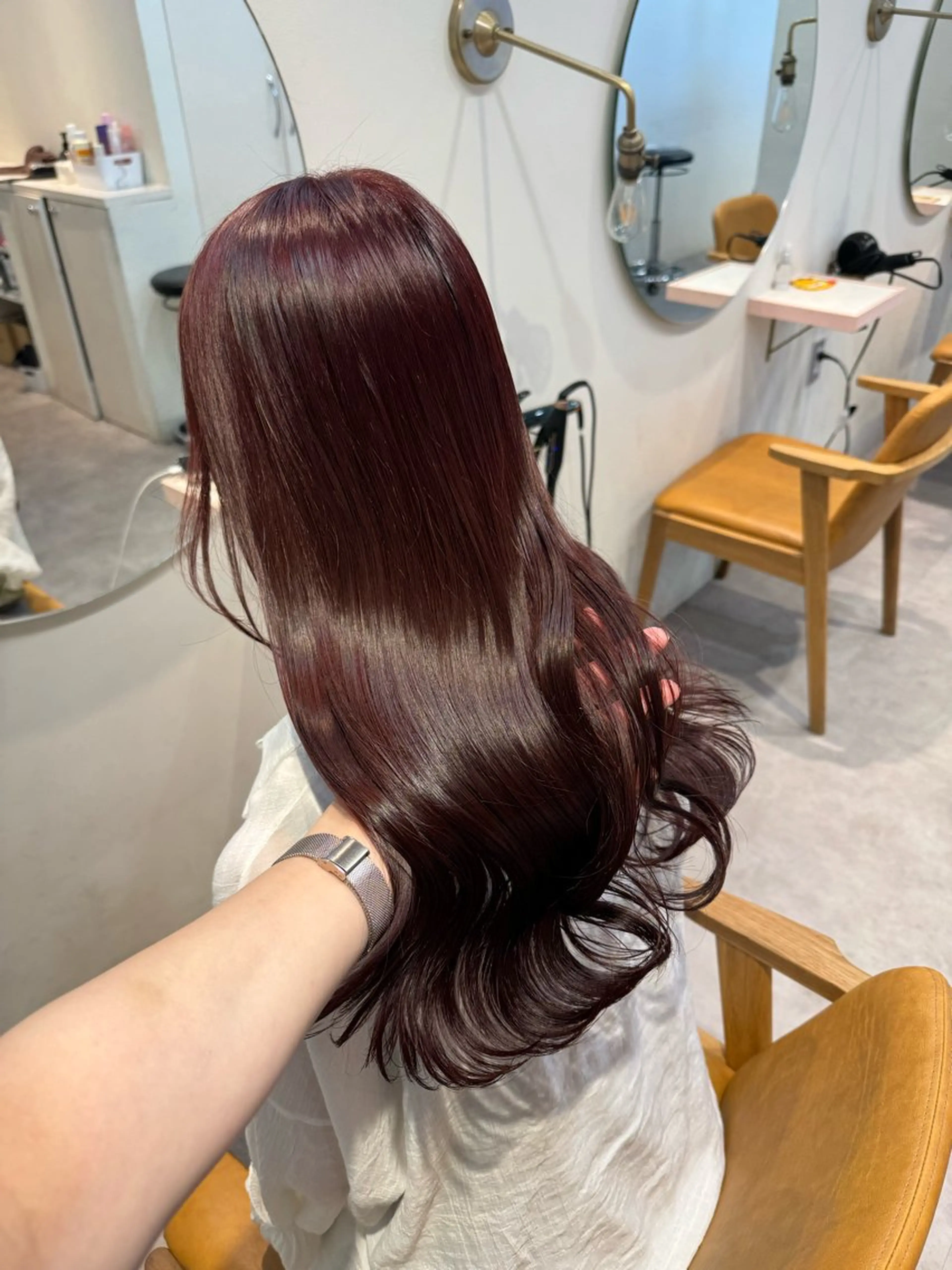 ロング カラー roka所属・ayaka♡ 柔らかカラーのヘアスタイル