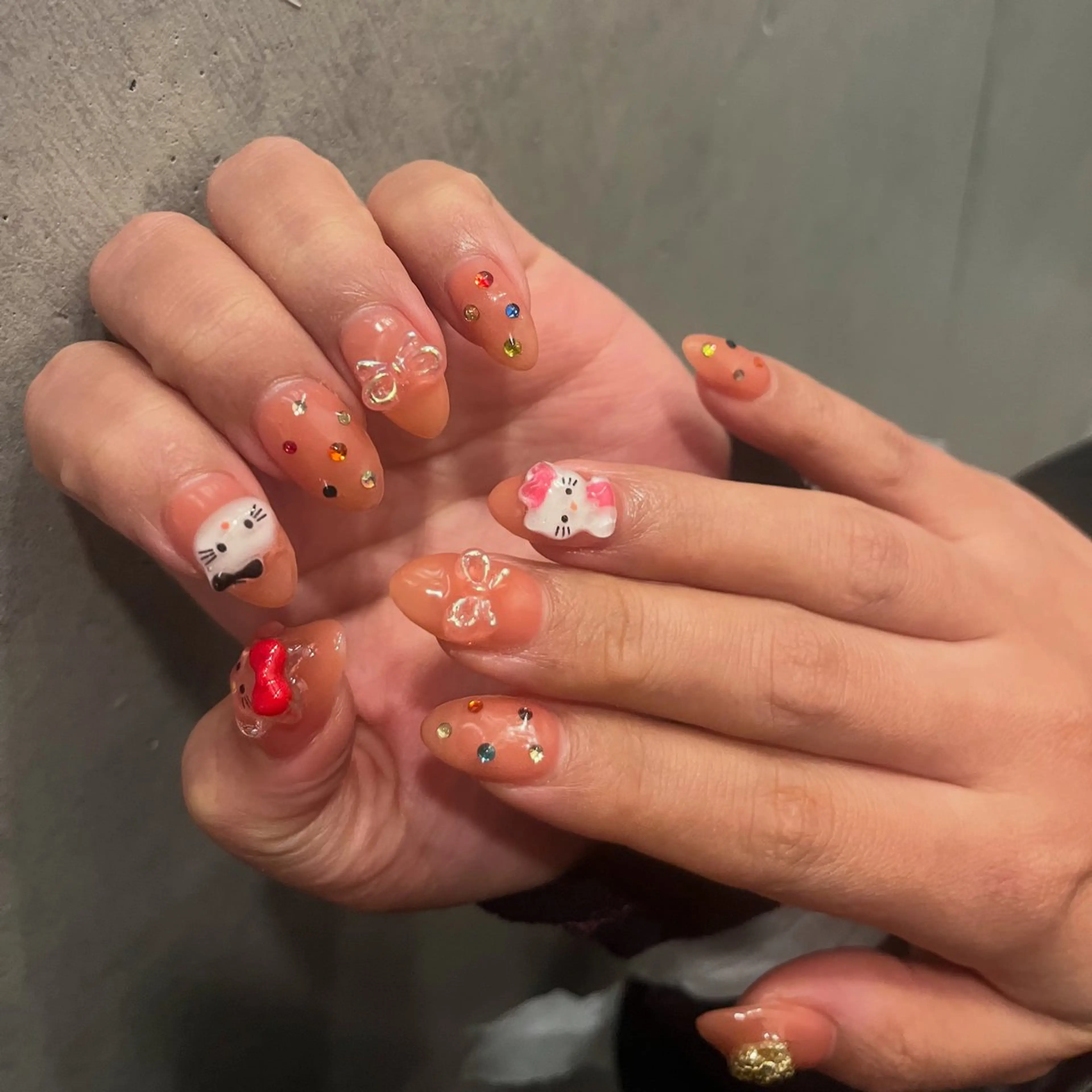 【HAND】ワンカラー＋パーツつけ放題🍑🌟 ¥8000の写真